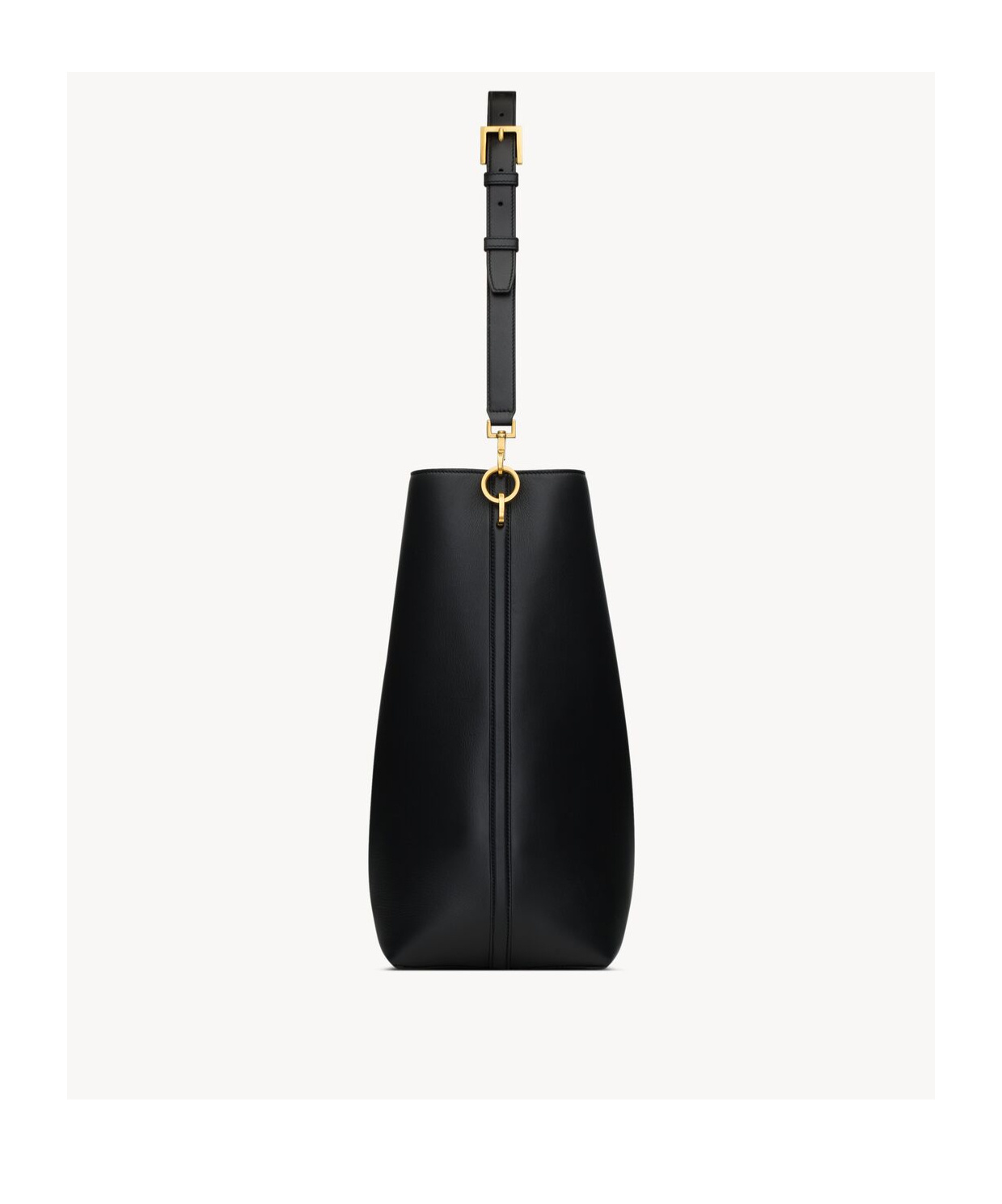 Saint Laurent Le 37 Long Bucket Bag In Black