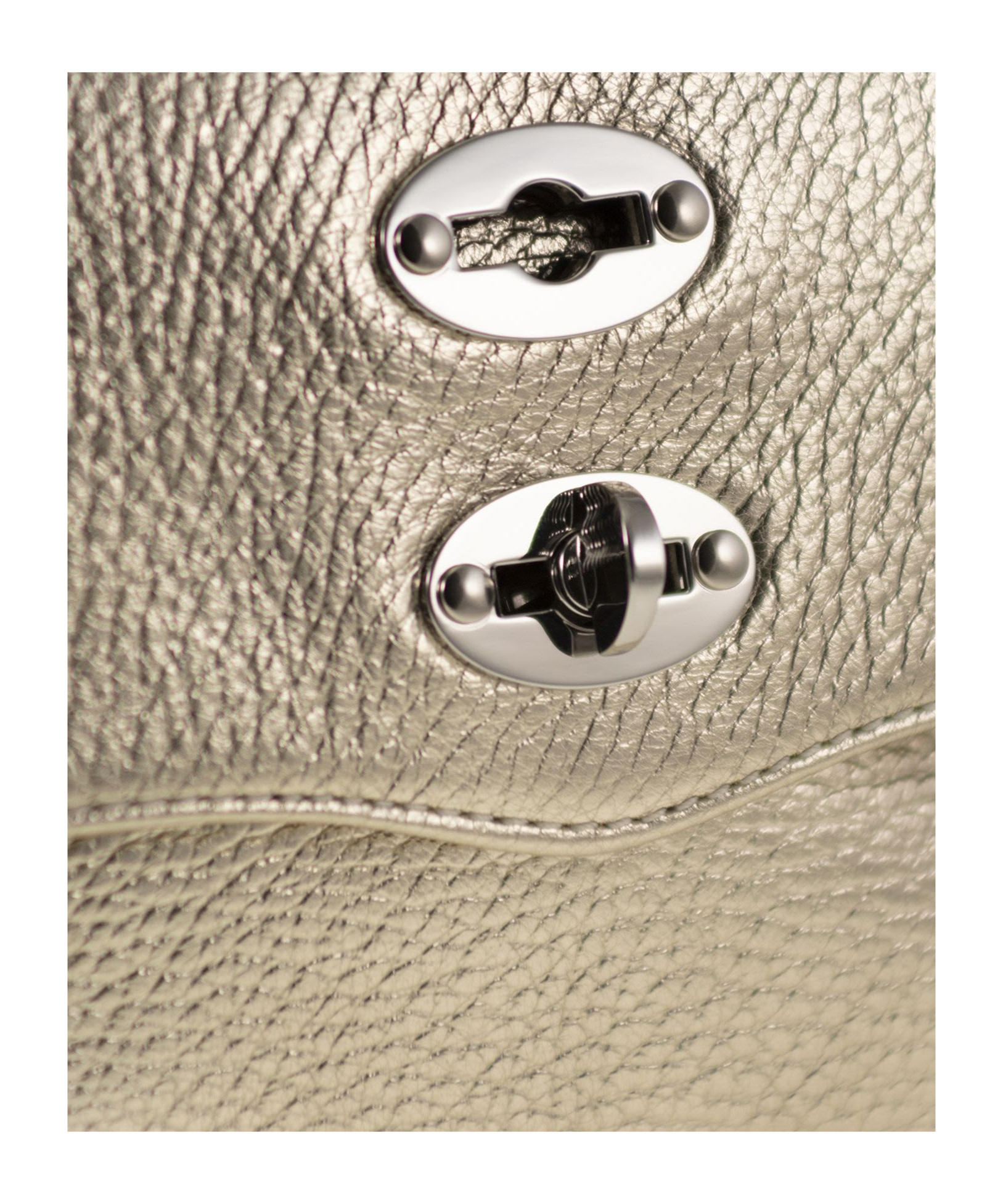 Shop Zanellato Flip Shoulder Bag In Nude