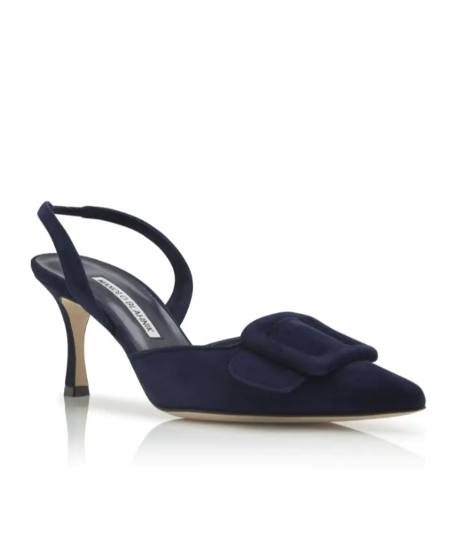 Manolo Blahnik High-heeled Sandals In Black