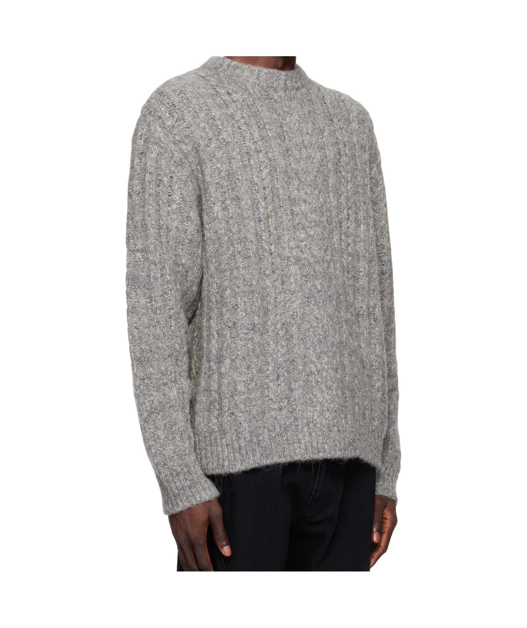 Wooyoungmi Long-sleeved Sweater In Gray