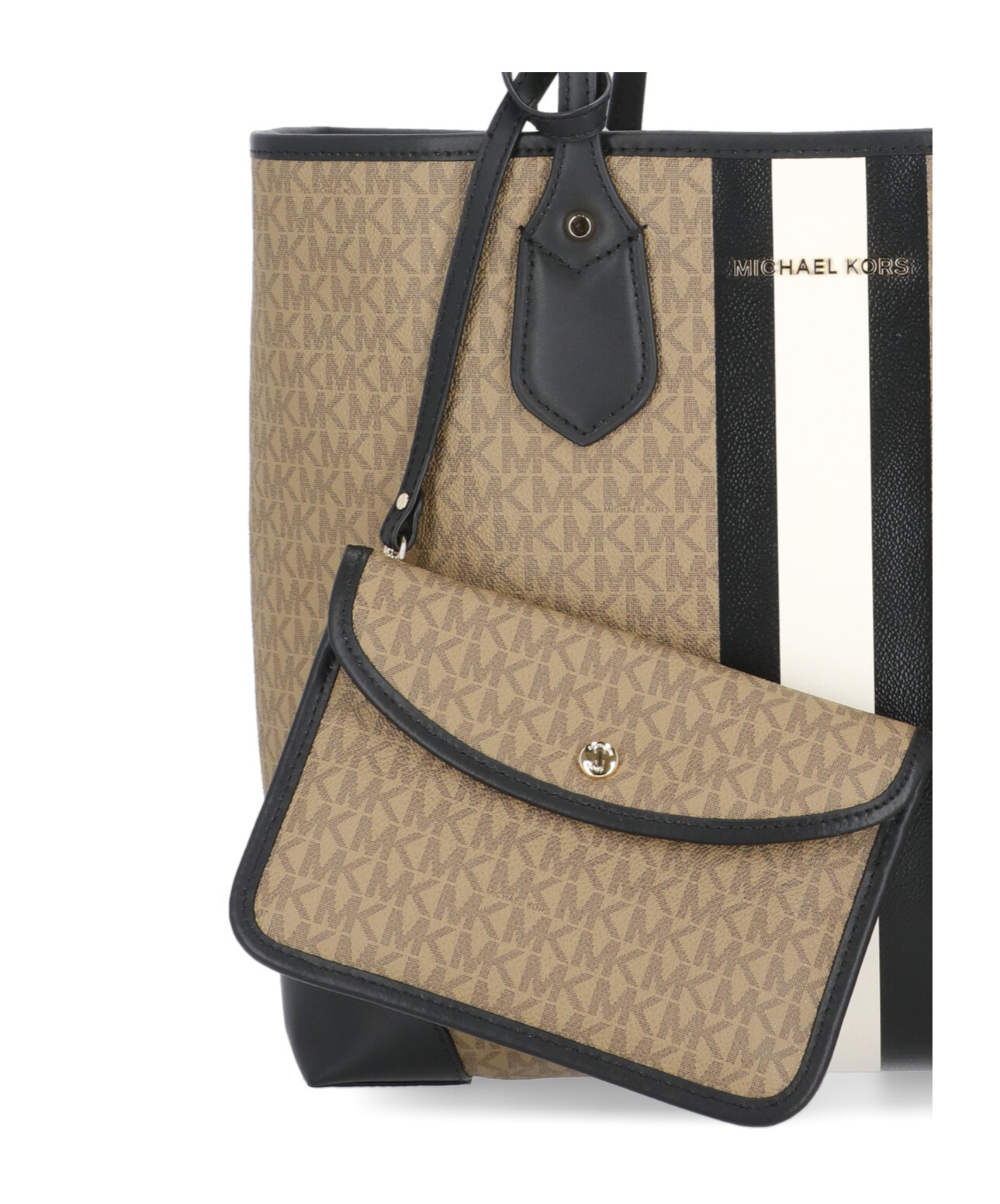Shop Michael Michael Kors Eva Large Tote Bag In Nude