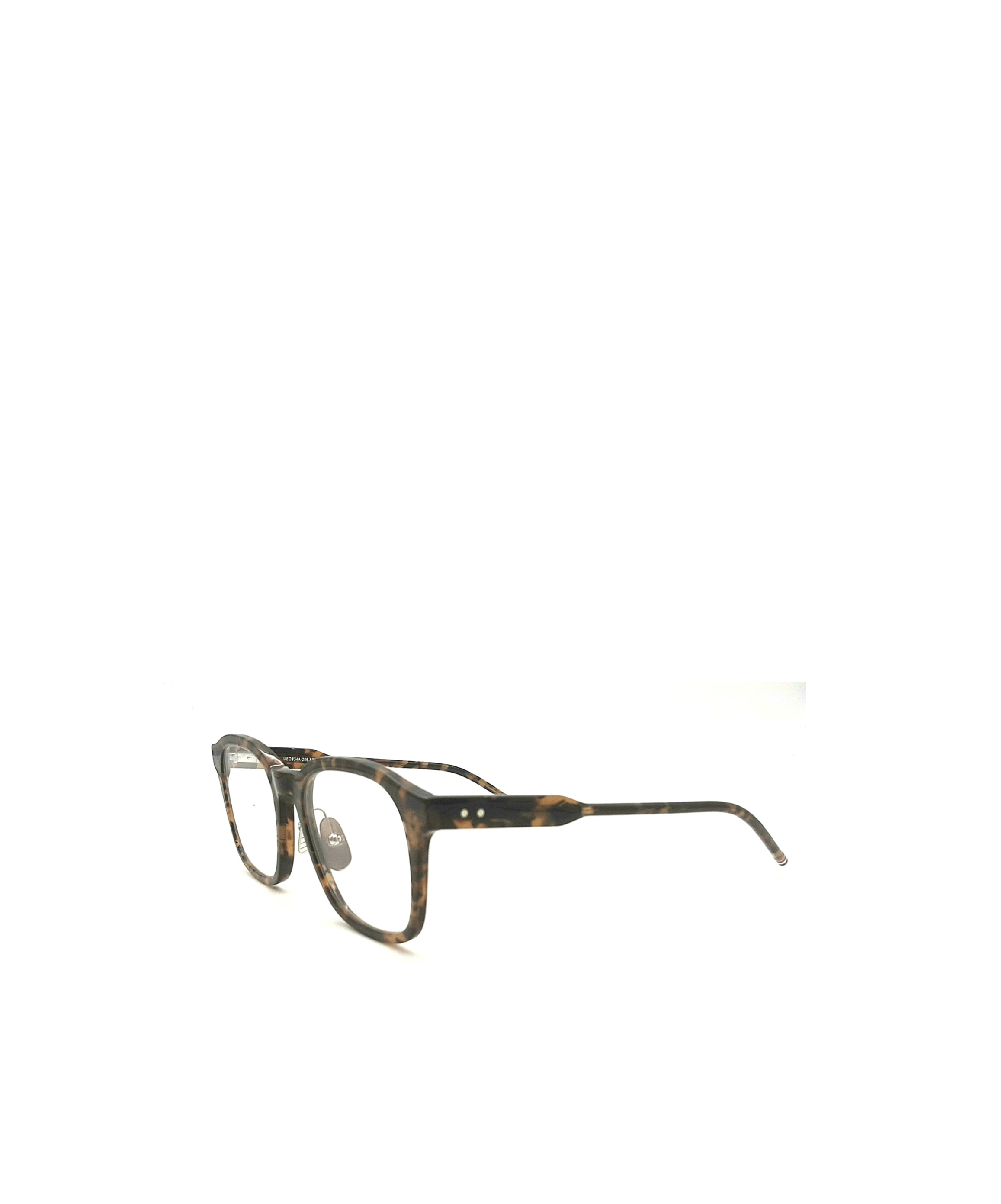 Thom Browne Eyewear Square Frame Glasses In Green