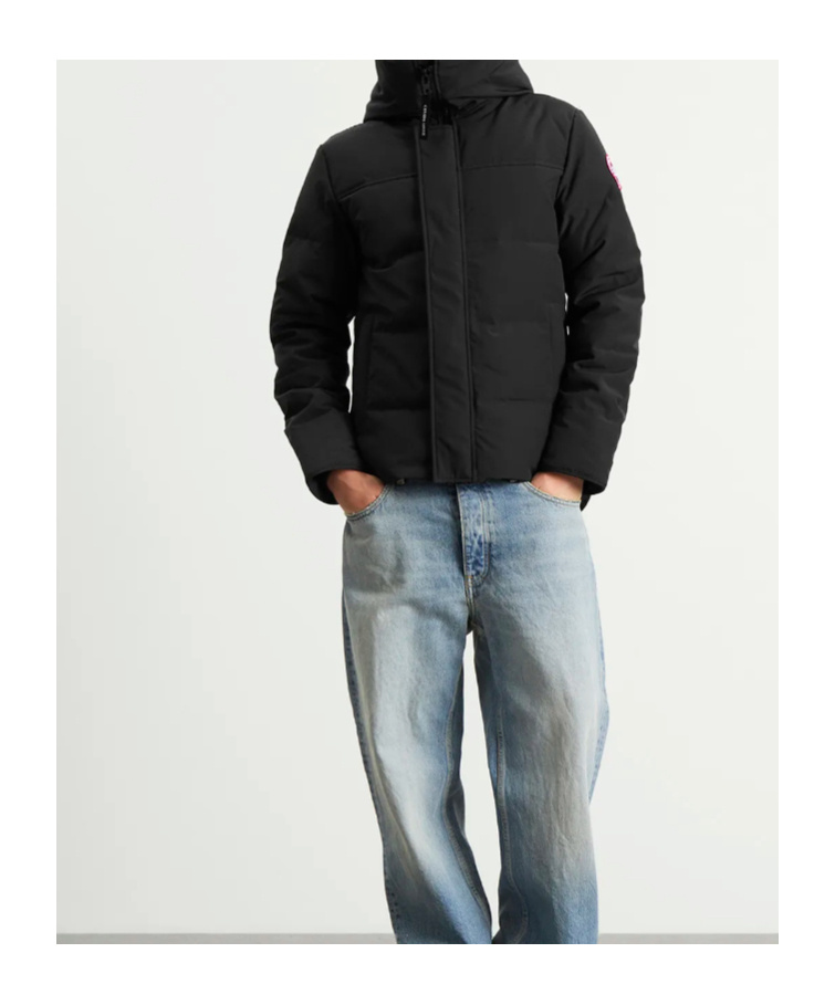 Canada Goose Macmillan Long-sleeved Down Jacket In Blue