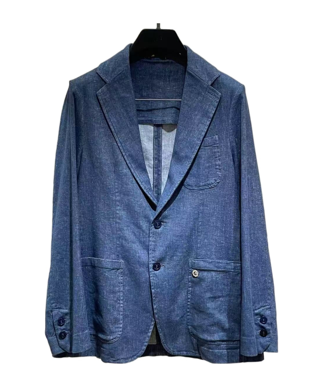 Stefano Ricci Long-sleeved Suit Jacket In Blue