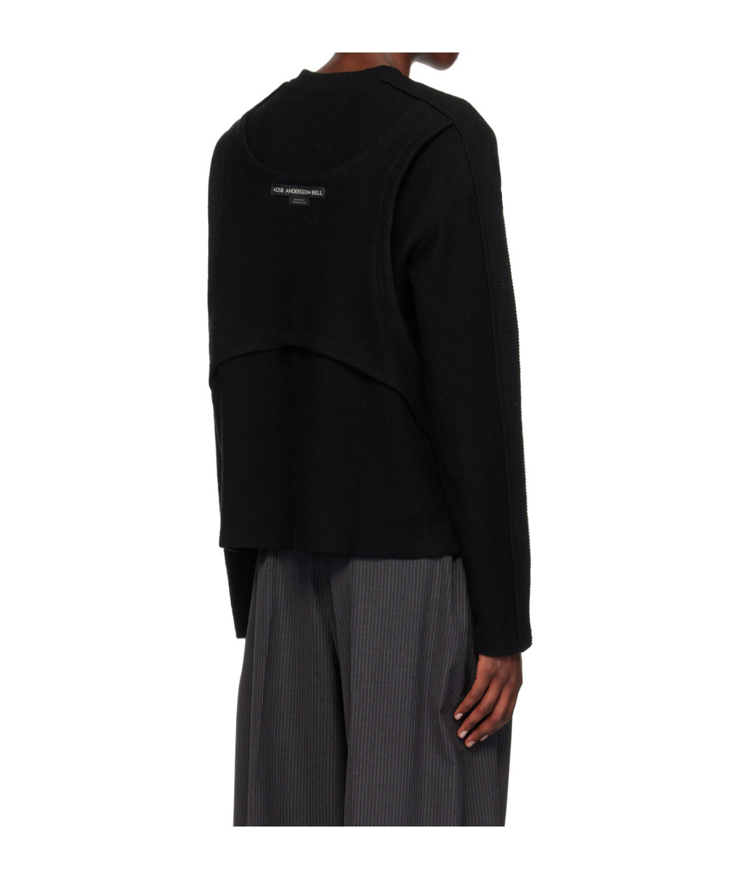 Andersson Bell Long-sleeved Sweater In Black