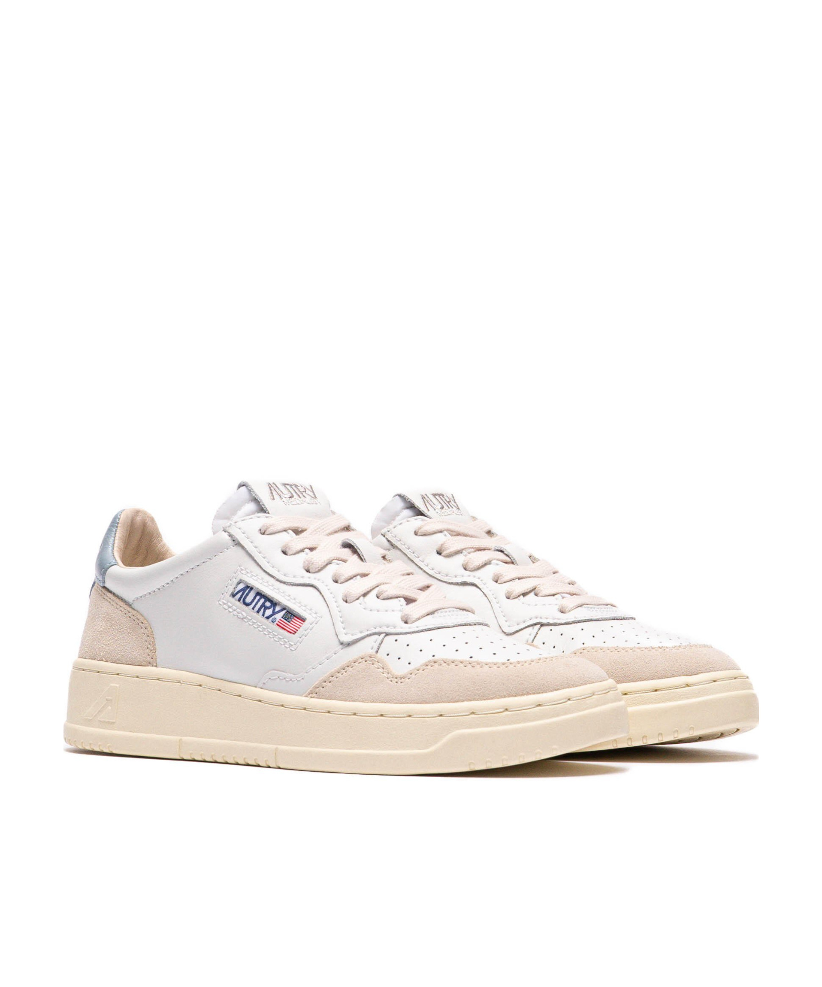Autry Lace-up Low-cut Casual Shoes In Nude