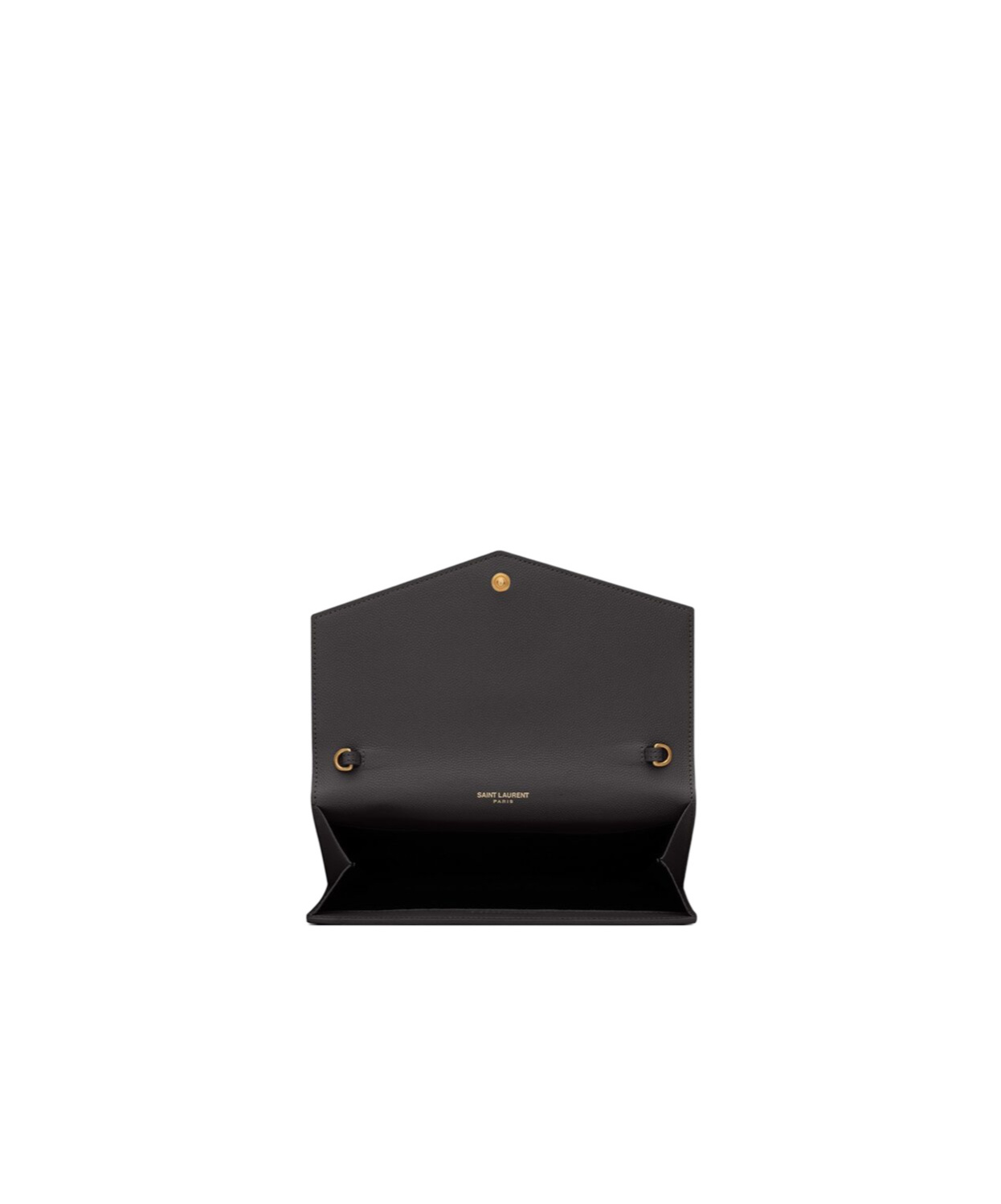 Saint Laurent Uptown Logo Crossbody Bag In Black