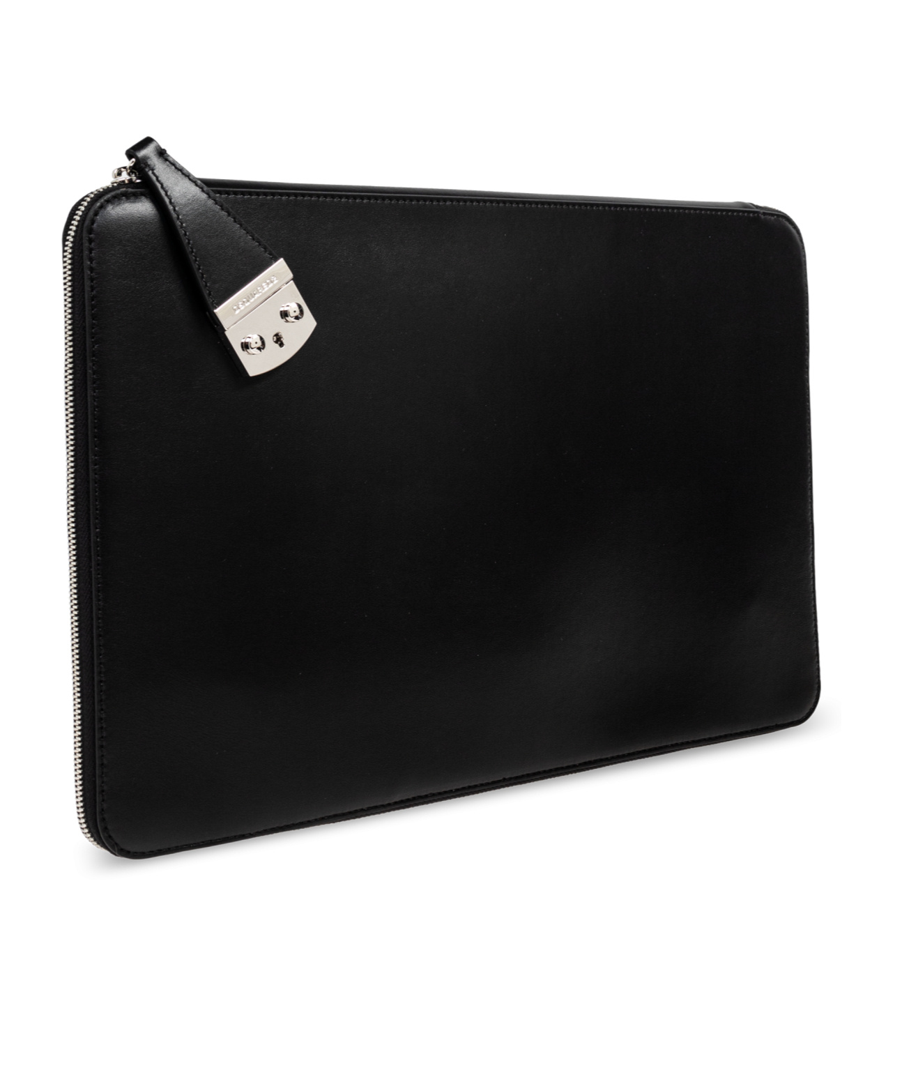 Dsquared2 Leather Briefcase In Black