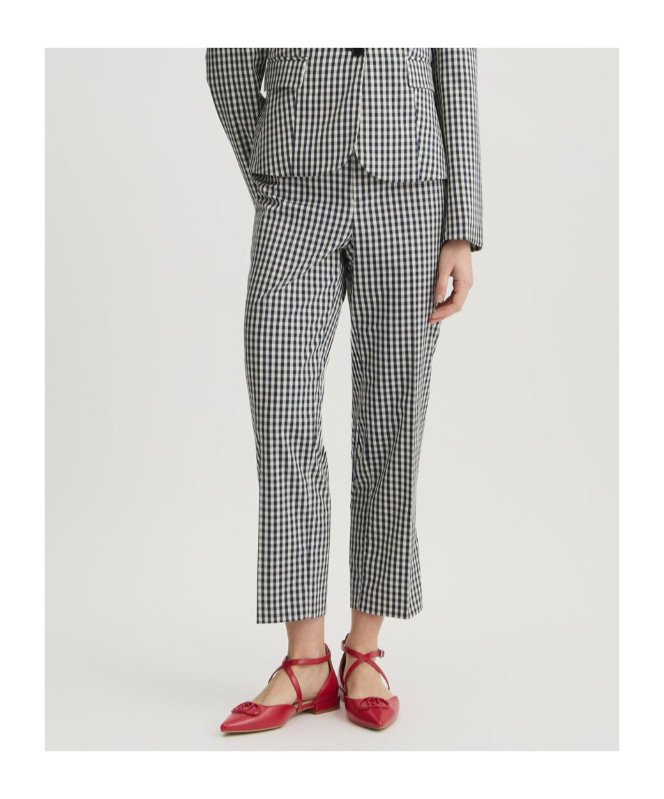 Liu •jo Check-pattern Cropped Trousers