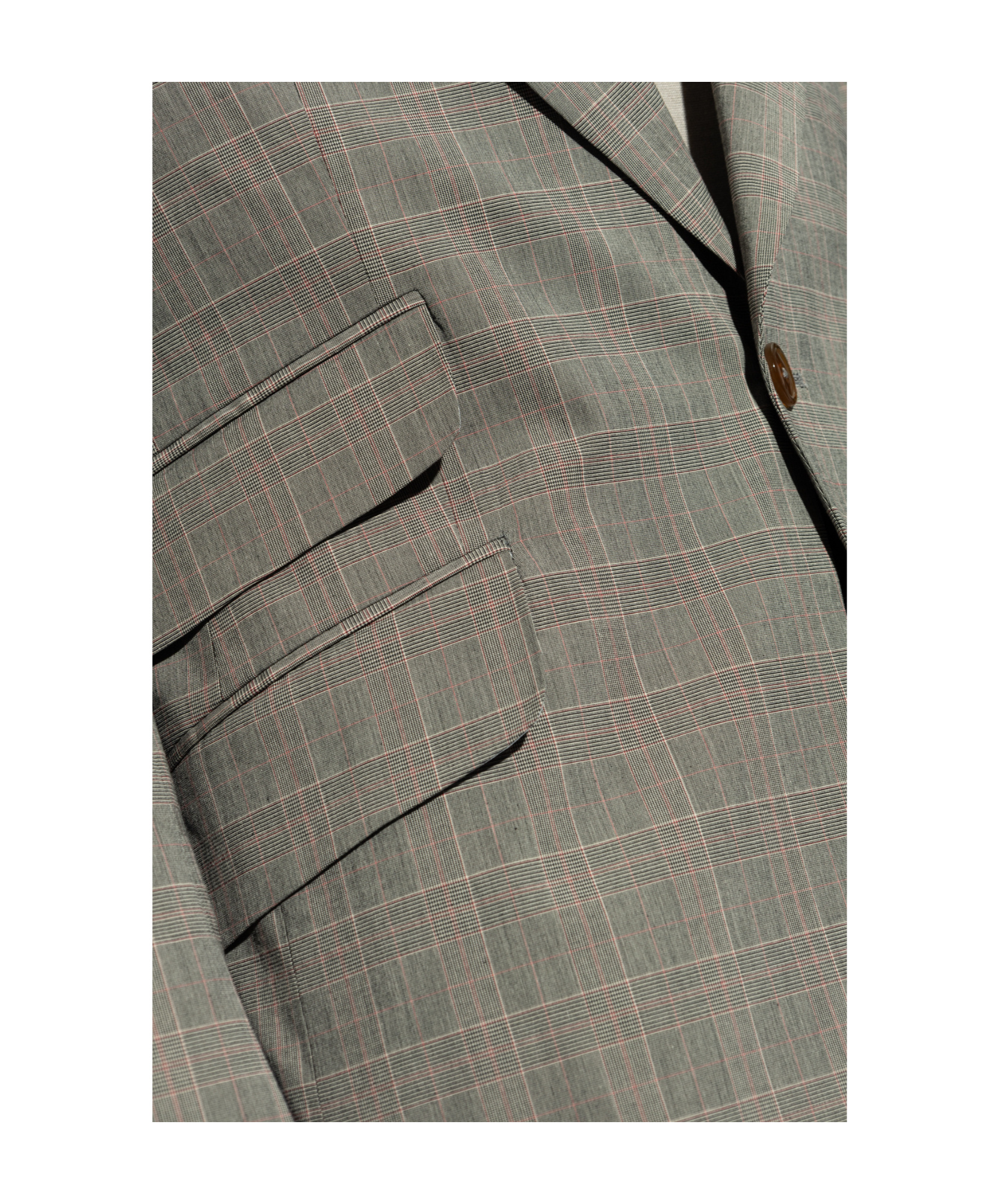 Vivienne Westwood Prince Of Wales-check Single-breasted Suit In Gray