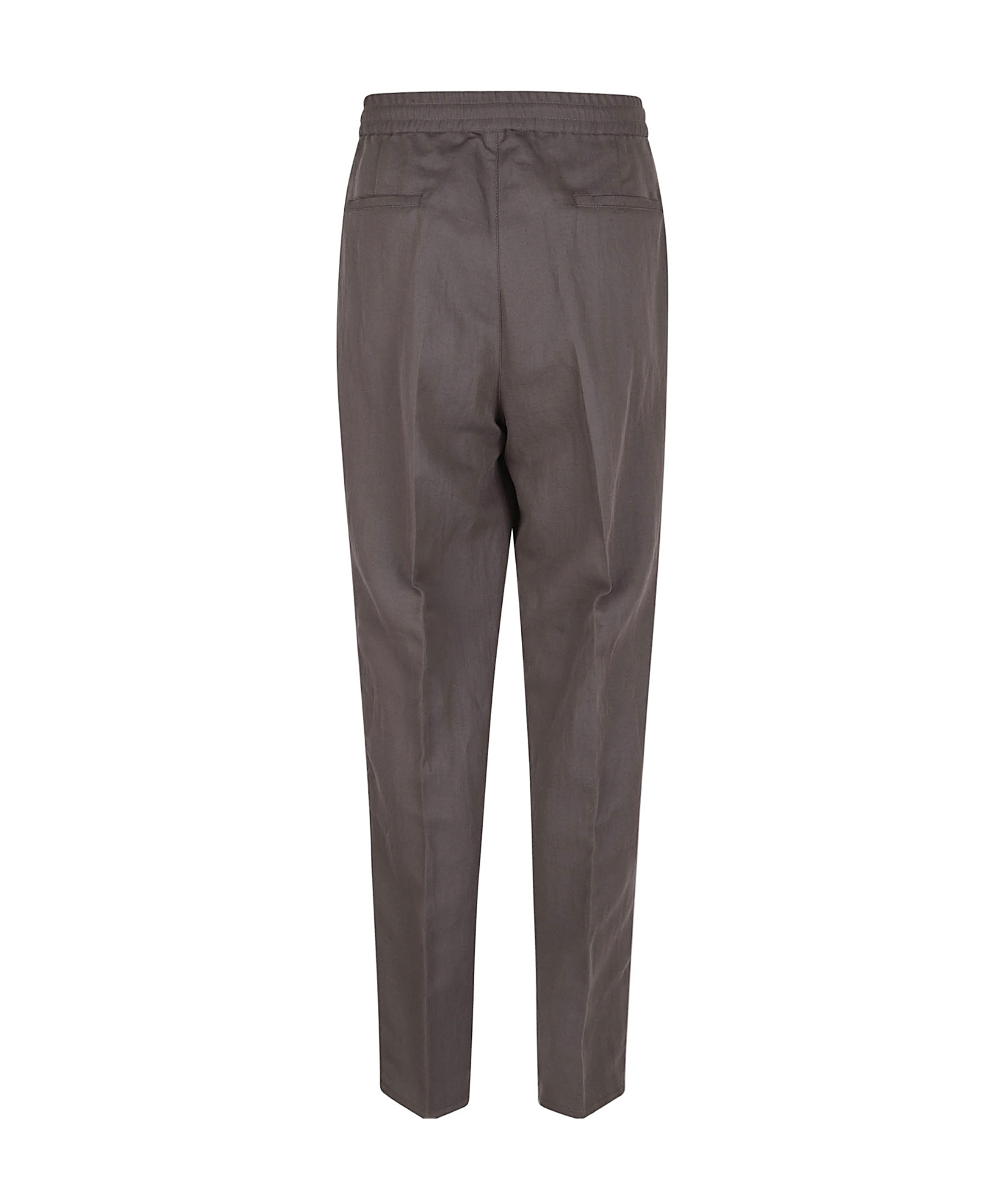 Brunello Cucinelli Belt-loop Casual Pants In Black