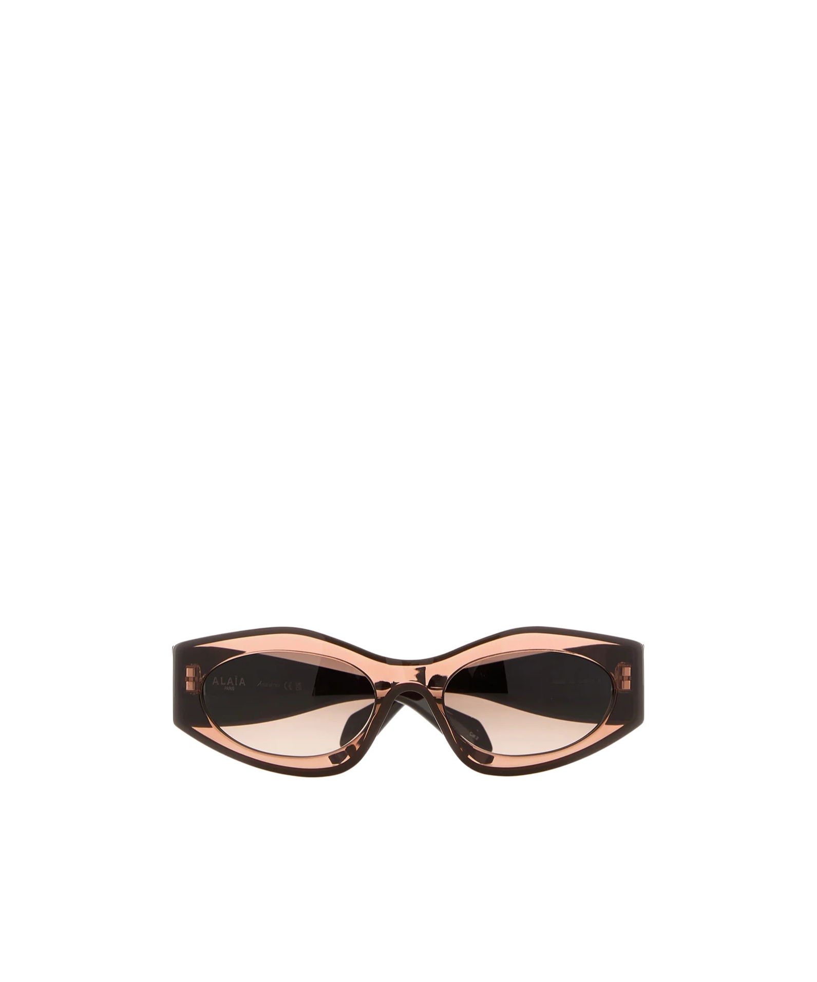 Alaïa Geometric Sunglasses In Black