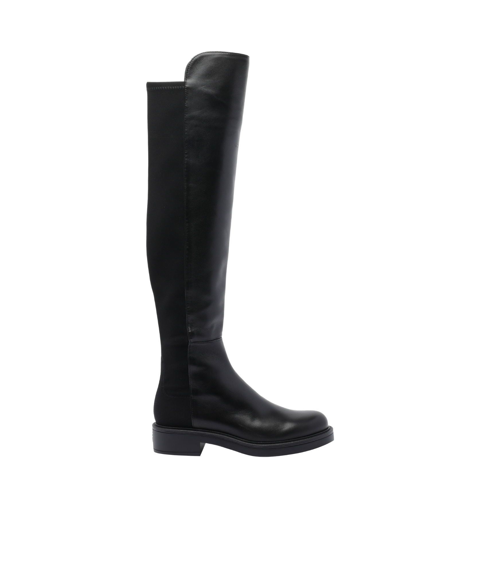 Stuart Weitzman Stylish Over-the-knee Block Heel Boots In Black
