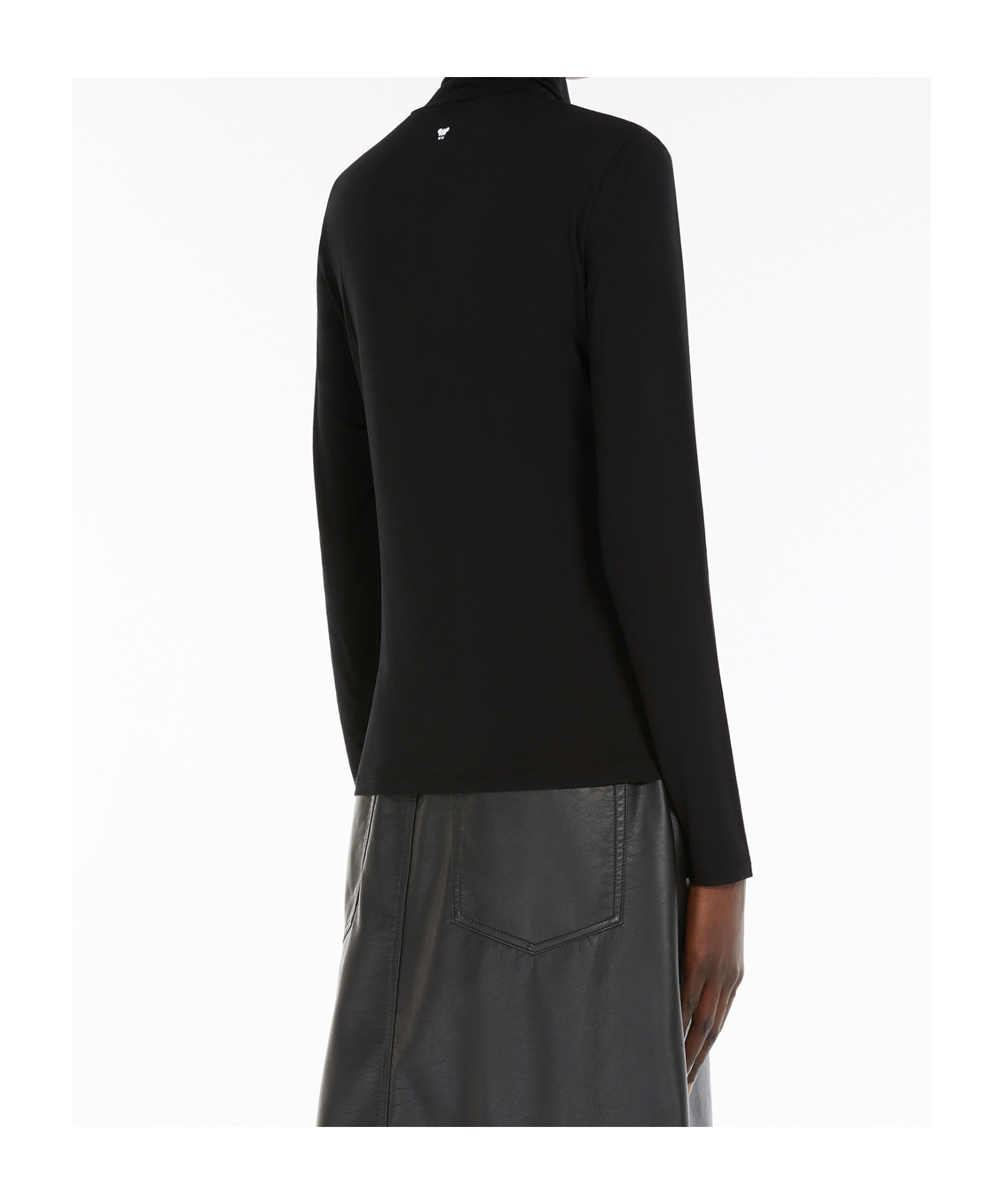 Weekend Max Mara Long-sleeved T-shirt In Black