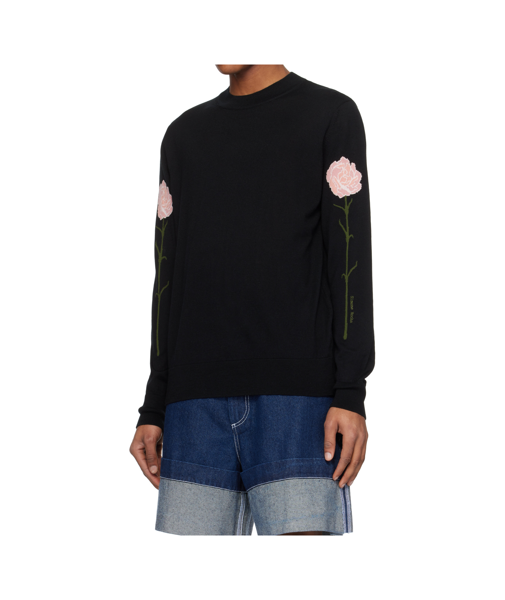 Simone Rocha Carnation Knitted Sweater