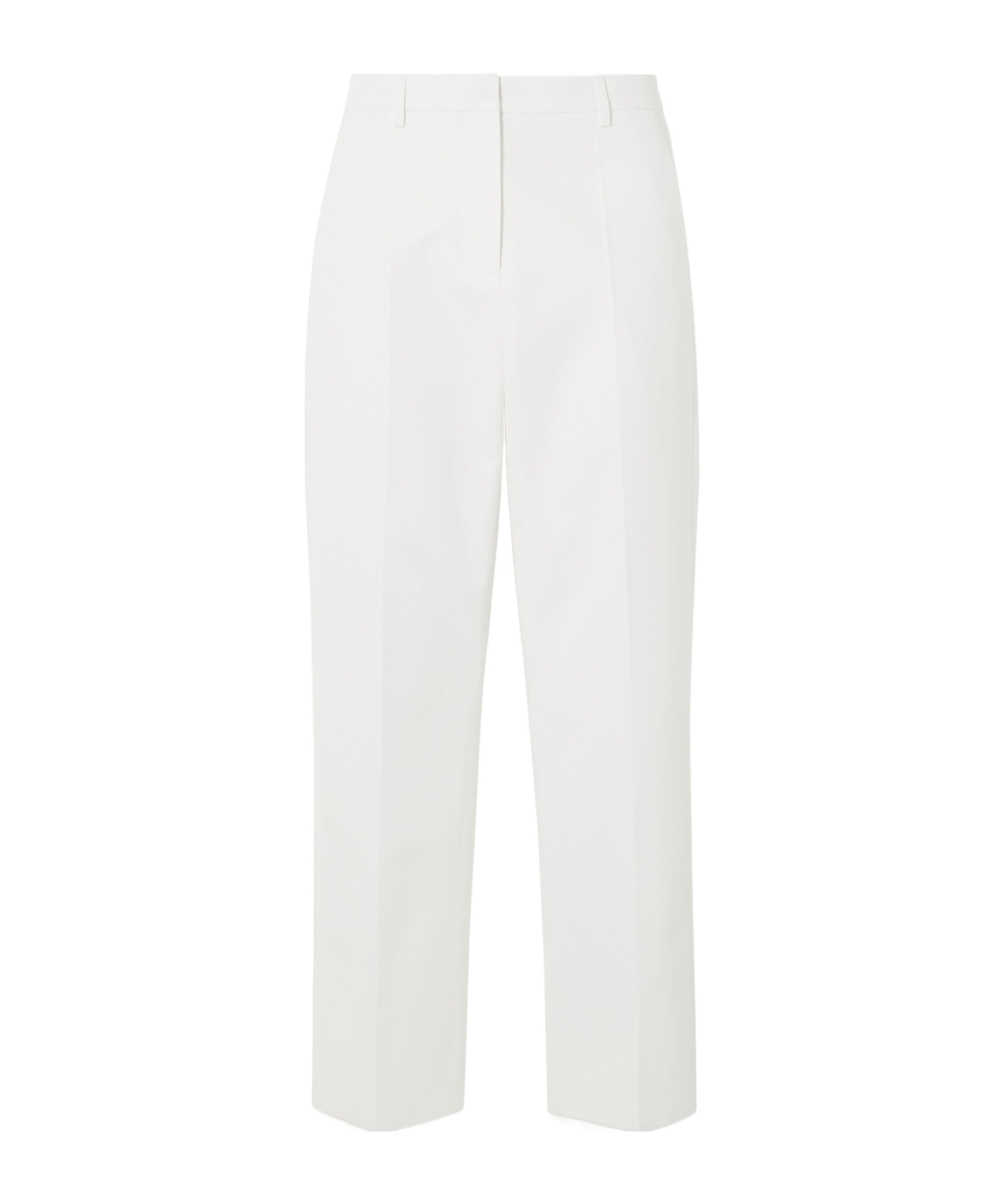 Valentino Mid-rise Tailored Trousers In White