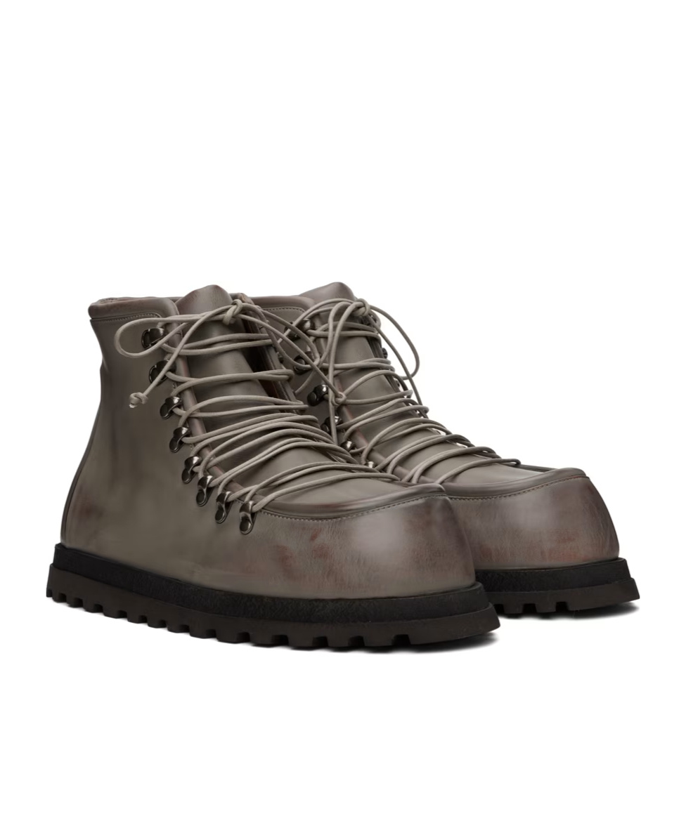 Marsèll Gray Gicarro Ankle Boots In Gray