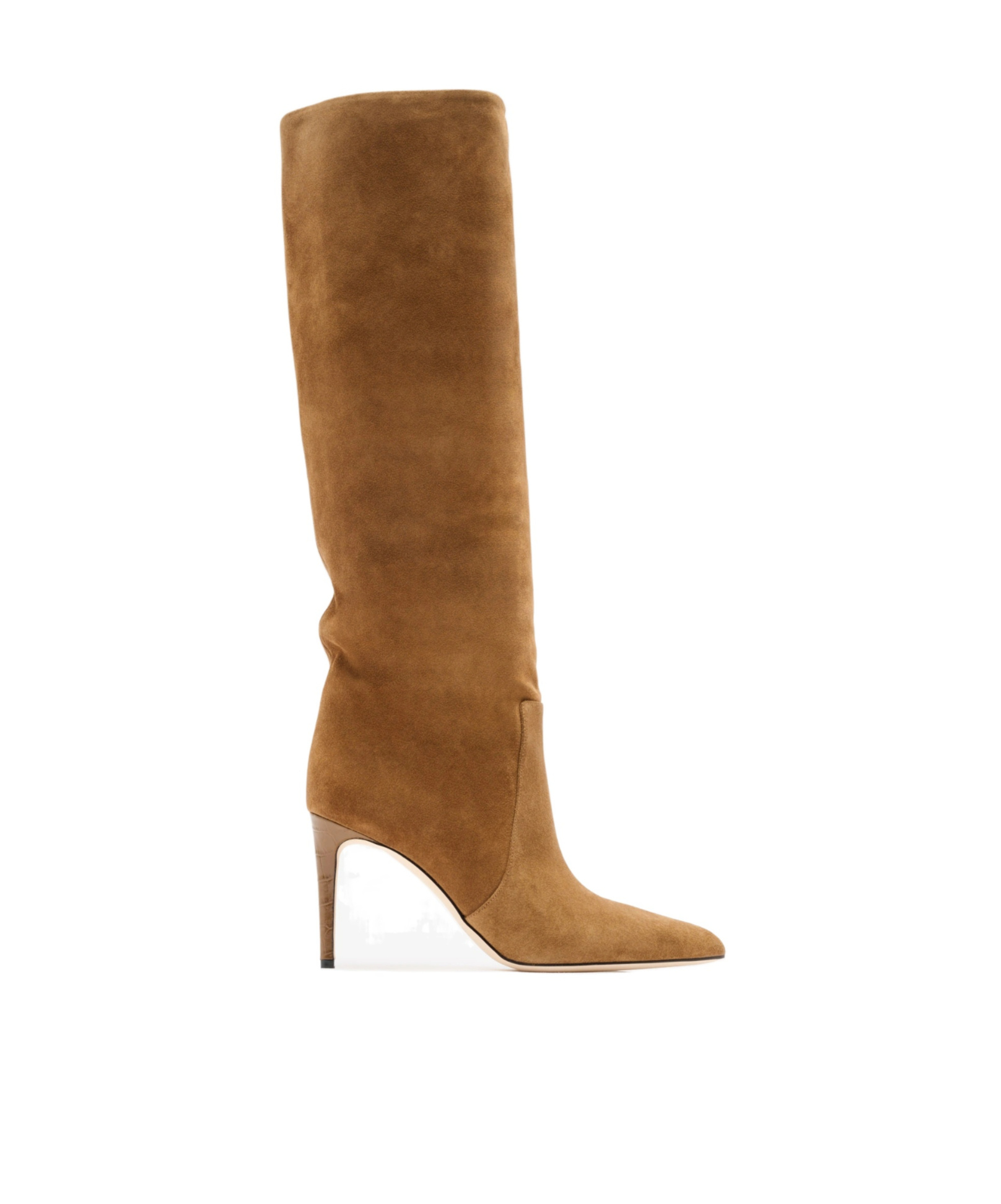 Paris Texas 85mm Suede Leather Knee-high Boots In Brown
