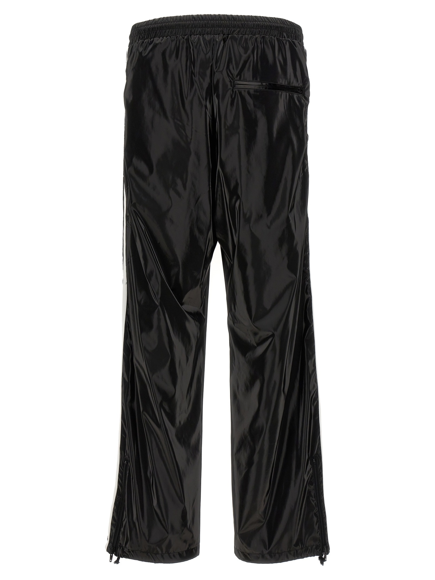 Doublet Laminate Track Pants In Black