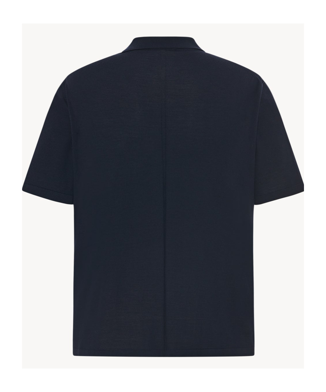 The Row Mauro Short-sleeved Polo T-shirt In Blue