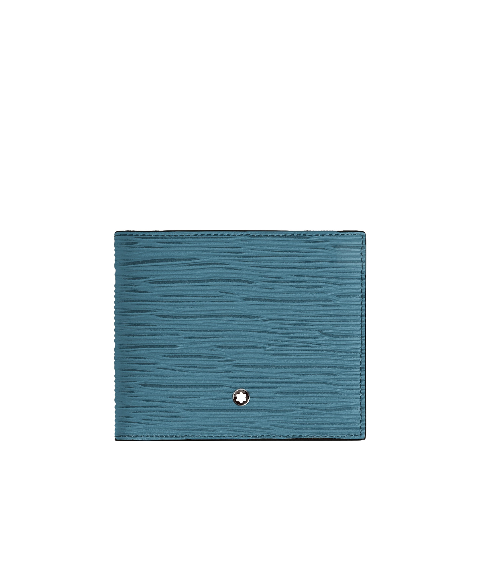 Montblanc Double-fold Wallet In Blue
