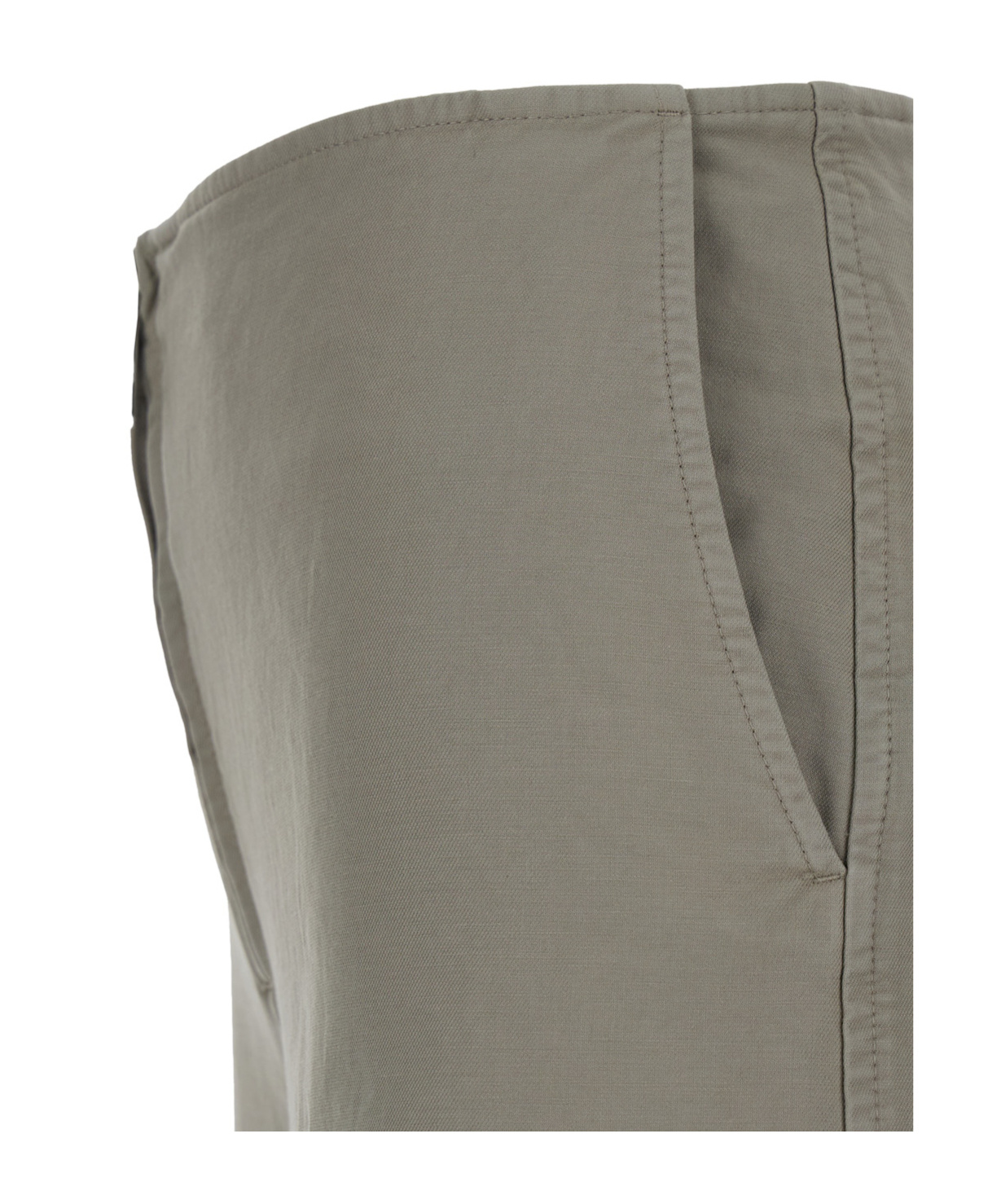 Totême Wide Leg High Waisted Trousers In Gray