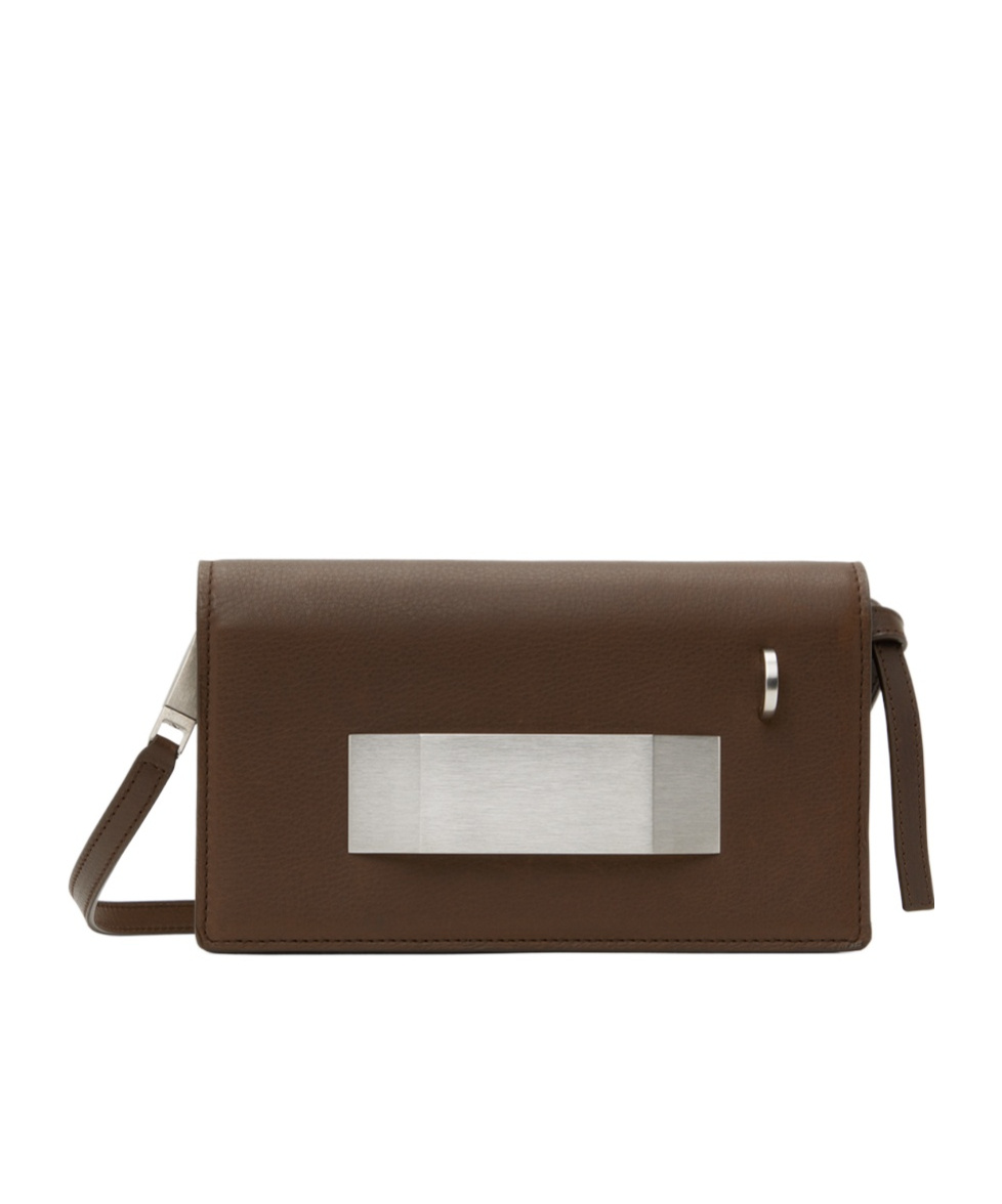 Rick Owens Porterville Griffin Shoulder Bag In Green