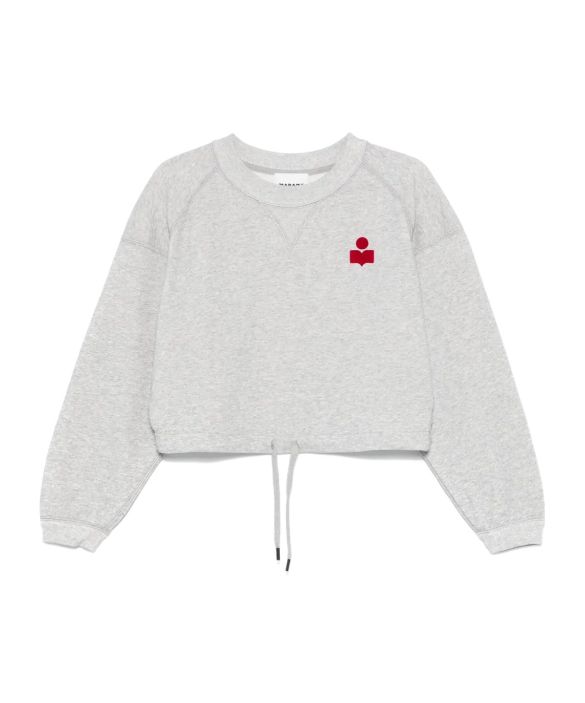 Isabel Marant Étoile Margo Cropped Hoodie In Grey