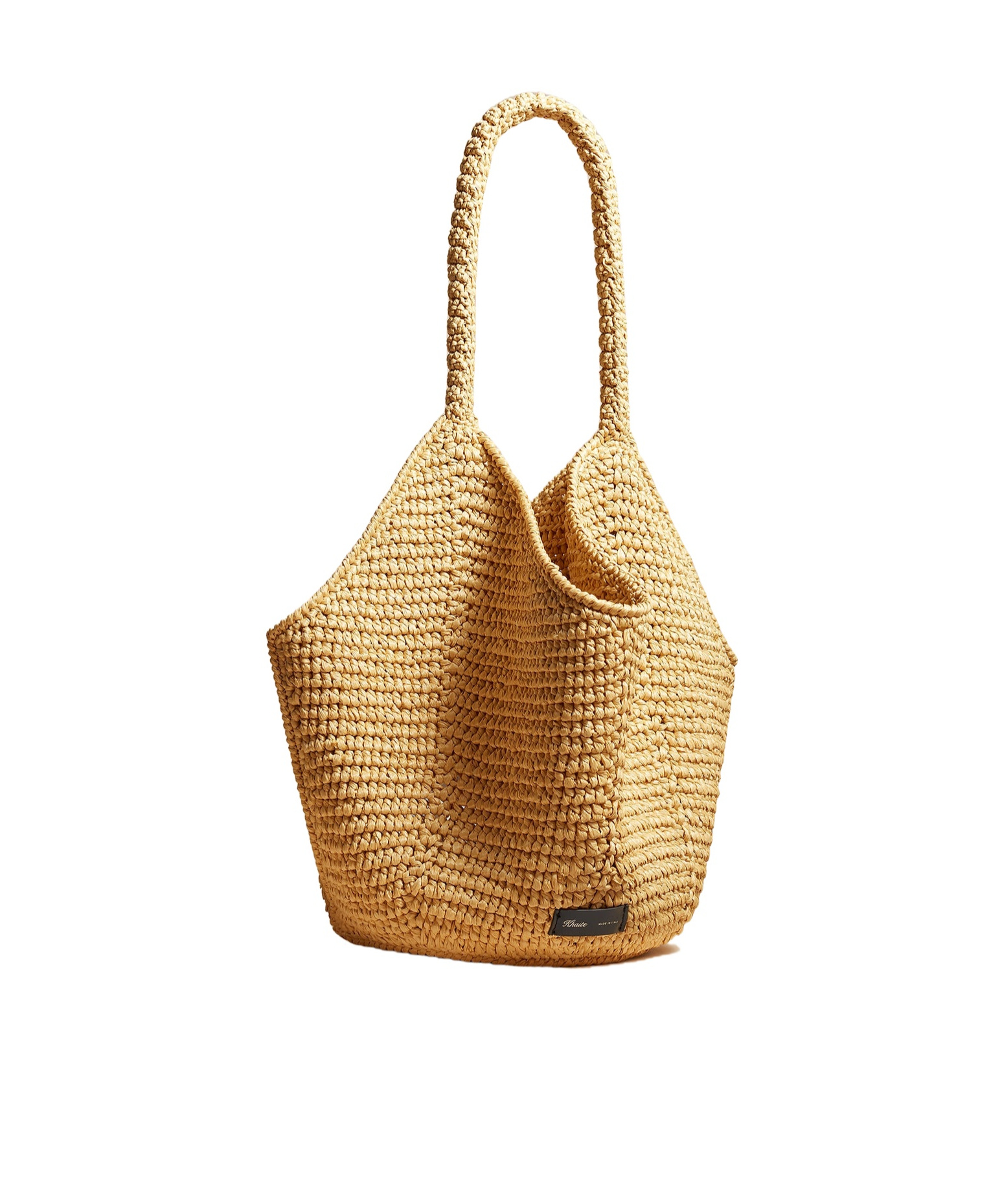 KHAITE MEDIUM LOTUS RAFFIA TOTE BAG