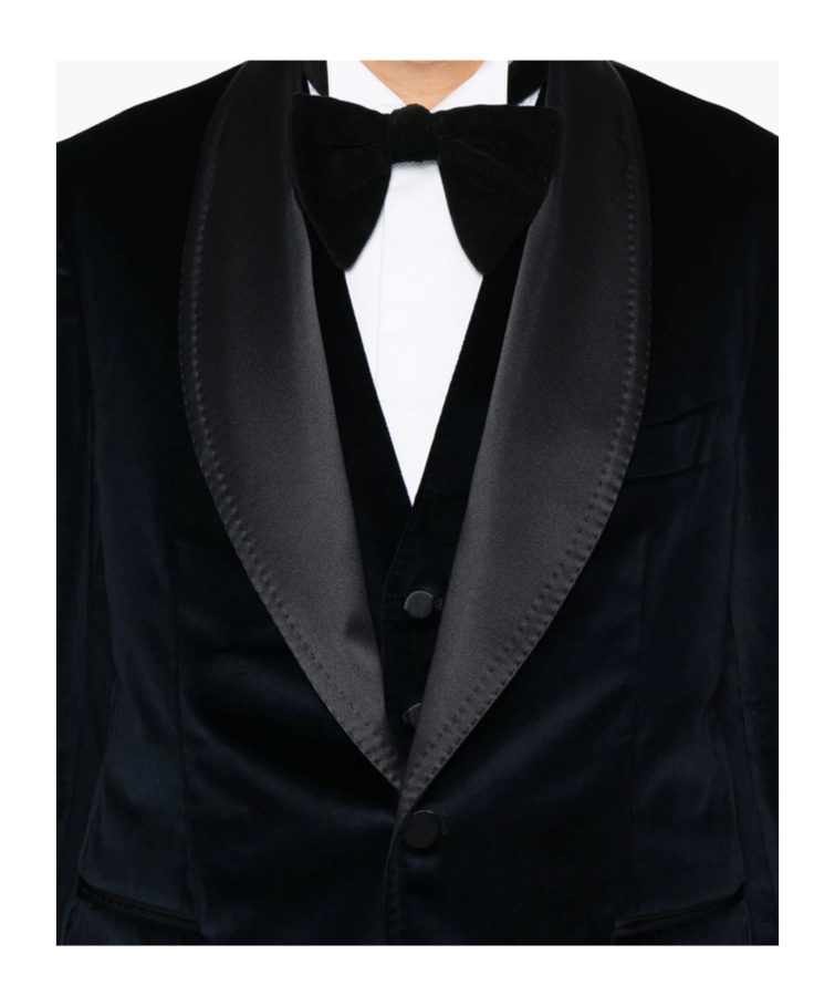 Shop Tagliatore Long Sleeve Blazer