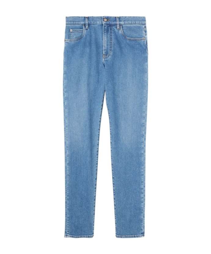 Loro Piana Belt-loop Jeans In Blue