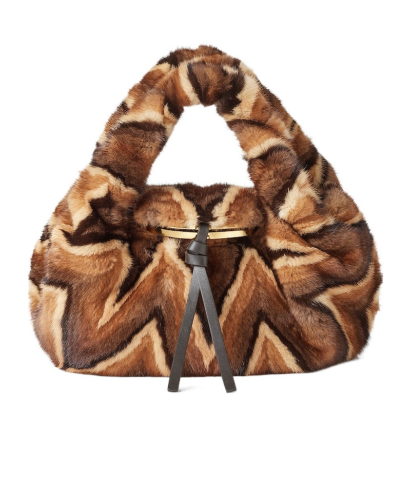 Fendi Spy Small Shoulder Bag In Brown