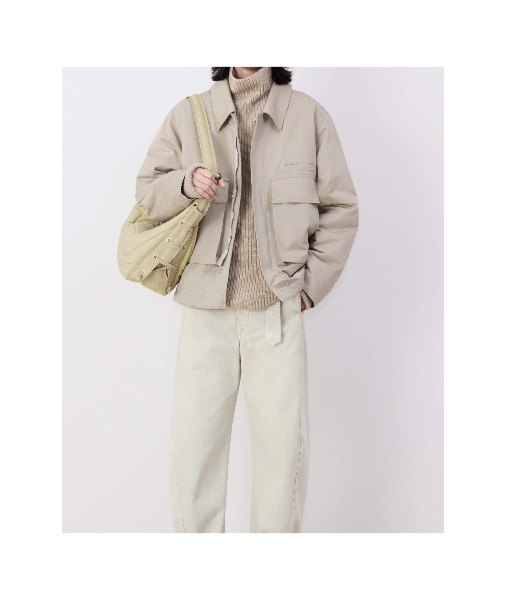 Lemaire 3d Pocket Jacket In Nude
