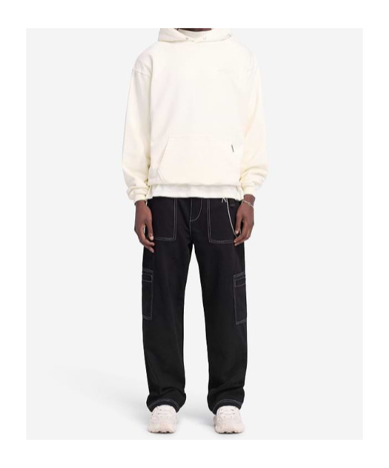 Represent Cotton Hoodie In White