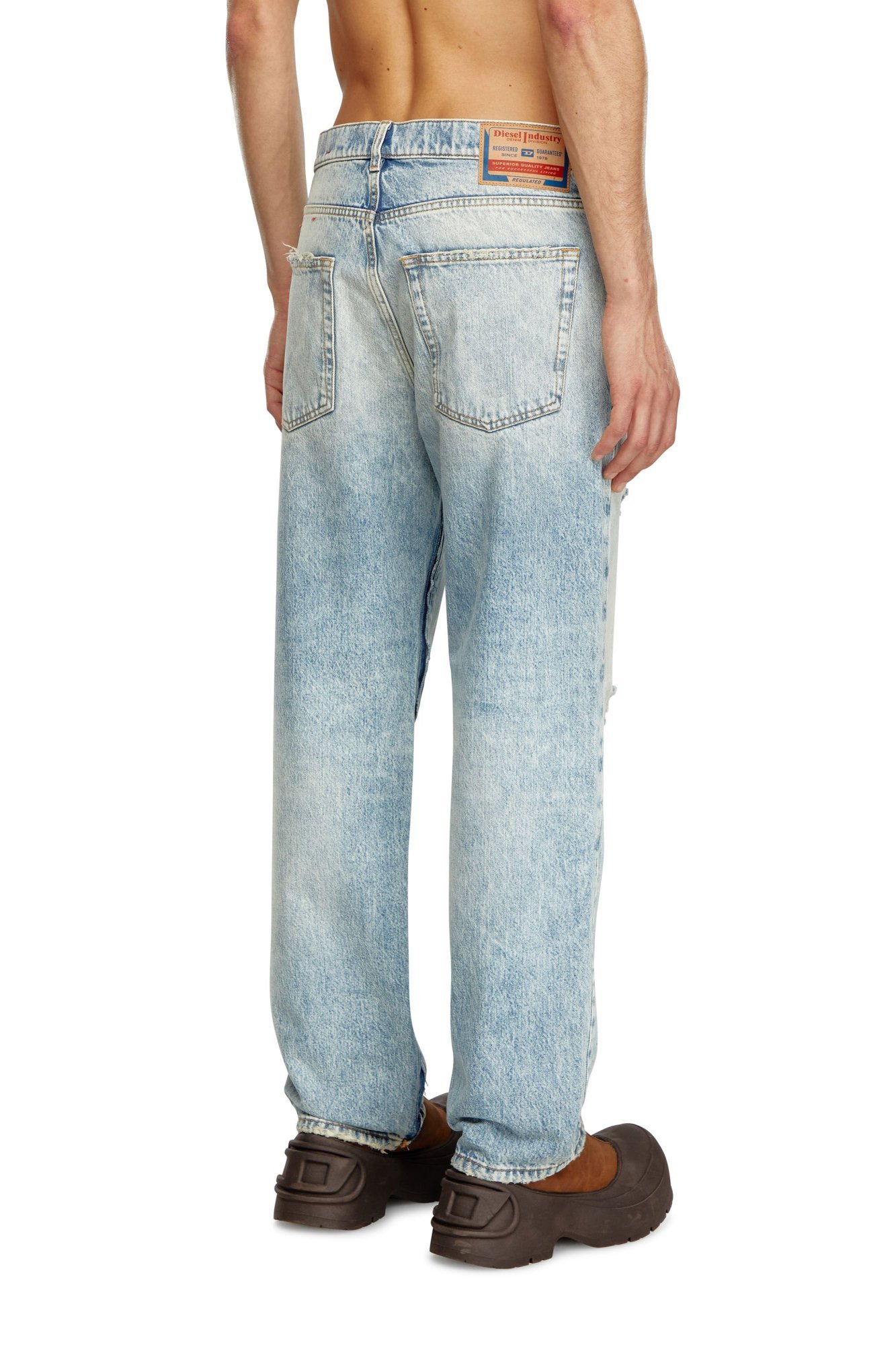 Shop Diesel D-fire Straight-leg Jeans In White