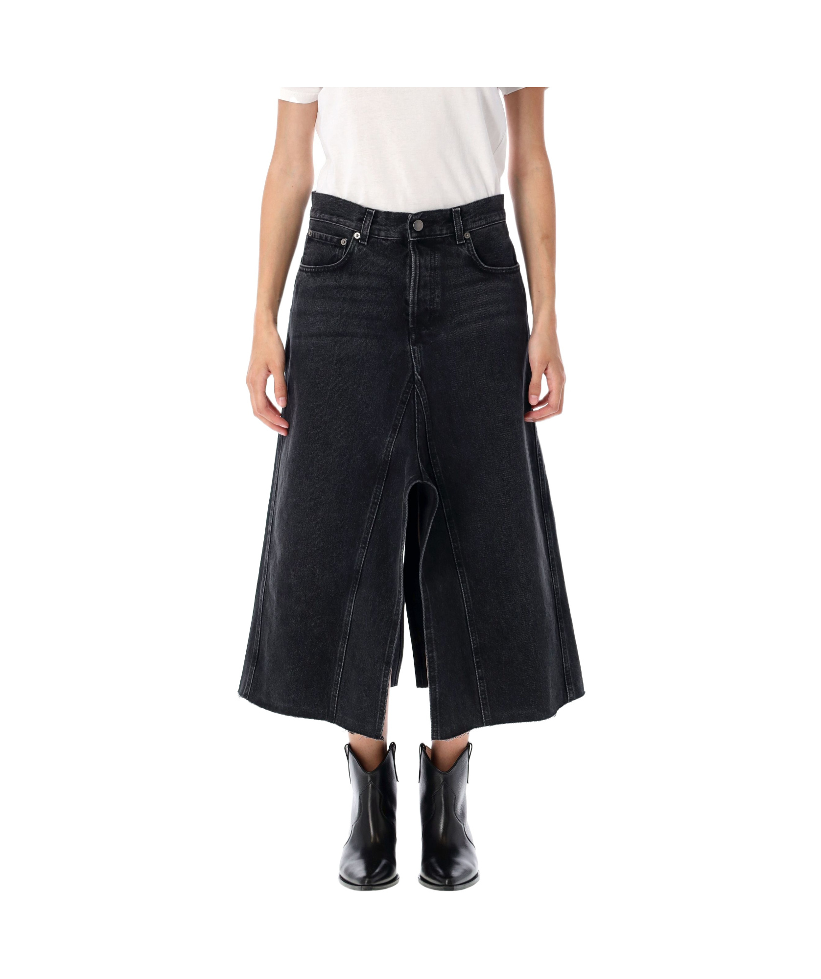 Haikure Stacy Dive Skirt Blue Wash