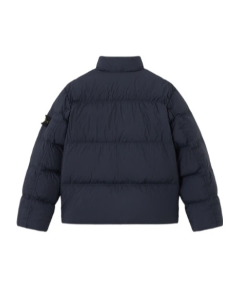 Stone Island Down Jacket With Anti-drop And Wind Resistance In Black