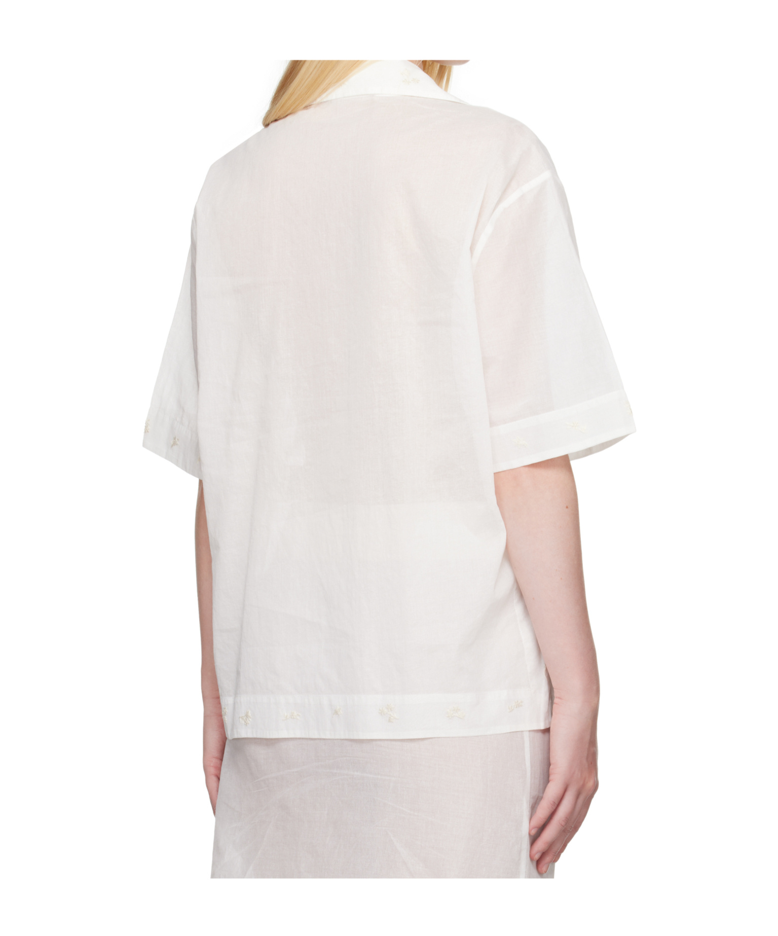 Rohe Lapel Shirt In White