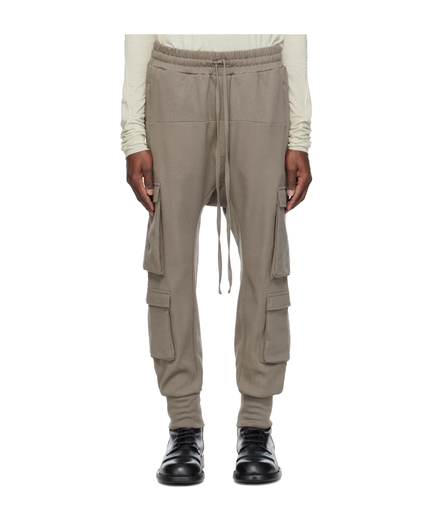 Thom Krom Gray M St 498 Cargo Pants In Brown