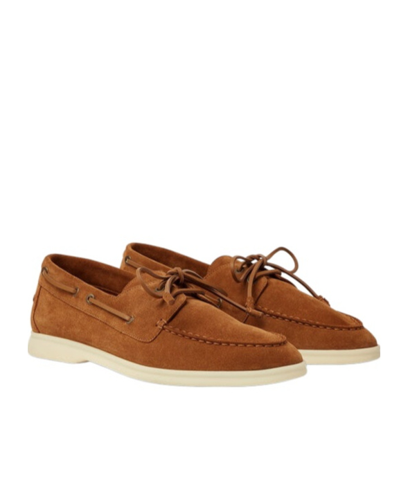 Loro Piana Sea-sail Walk Loafer In Cocoa