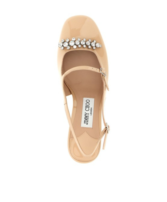 Jimmy Choo 70mm Belinda Crystal-embellished Slingback Pumps In Pink