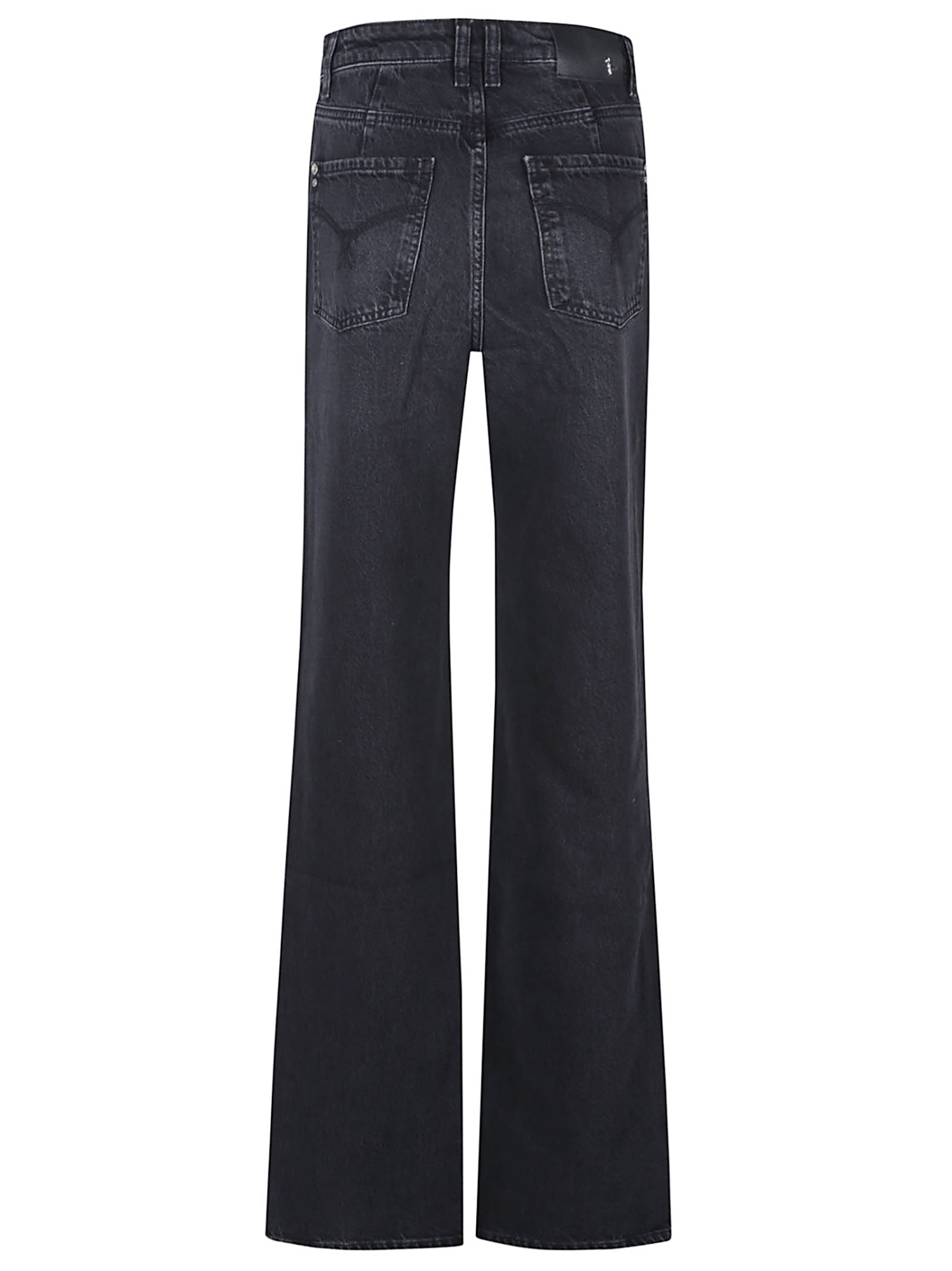 Patrizia Pepe High-waisted Jeans In Black
