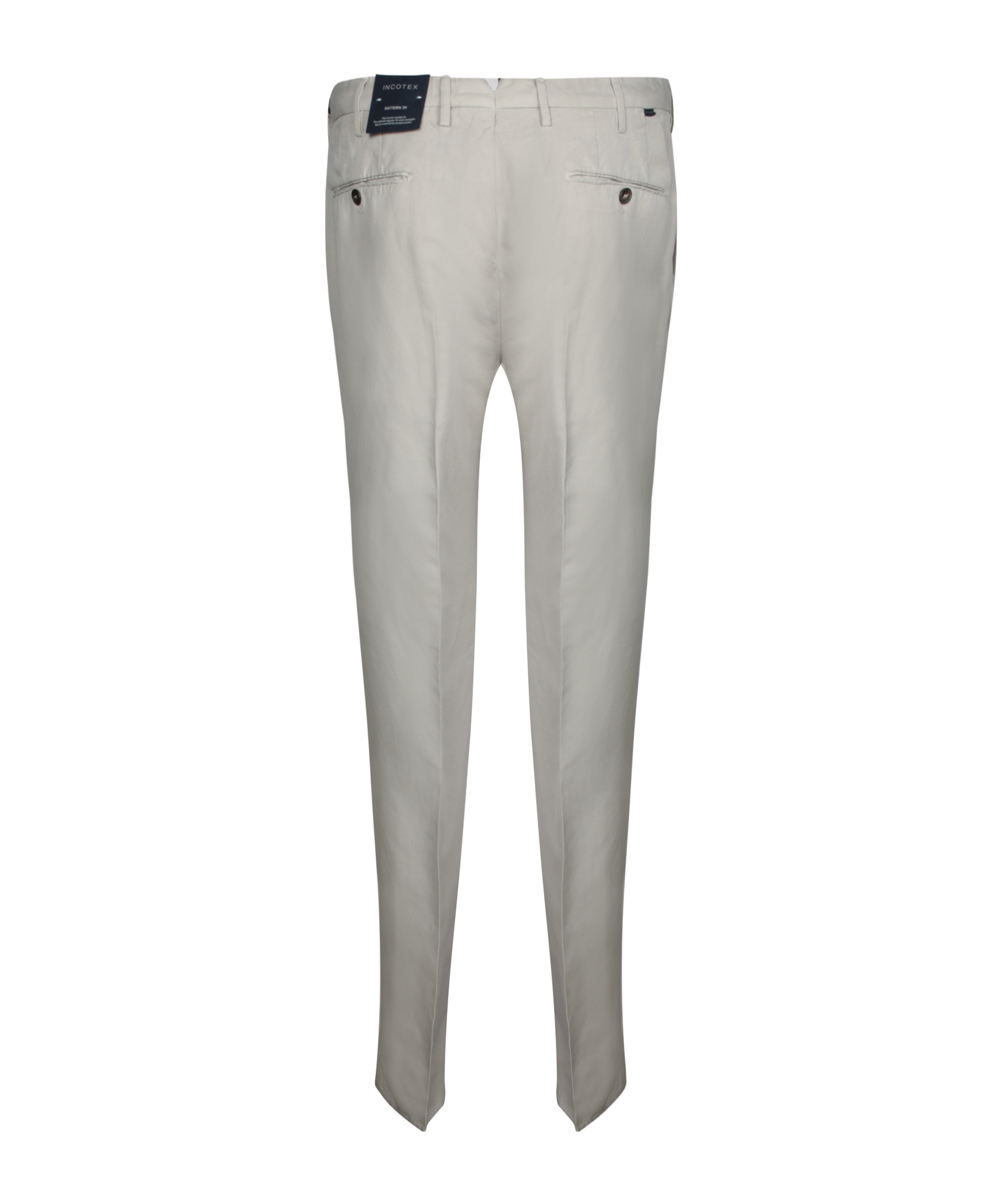 Incotex Chinolino Taupe Pants In Gray