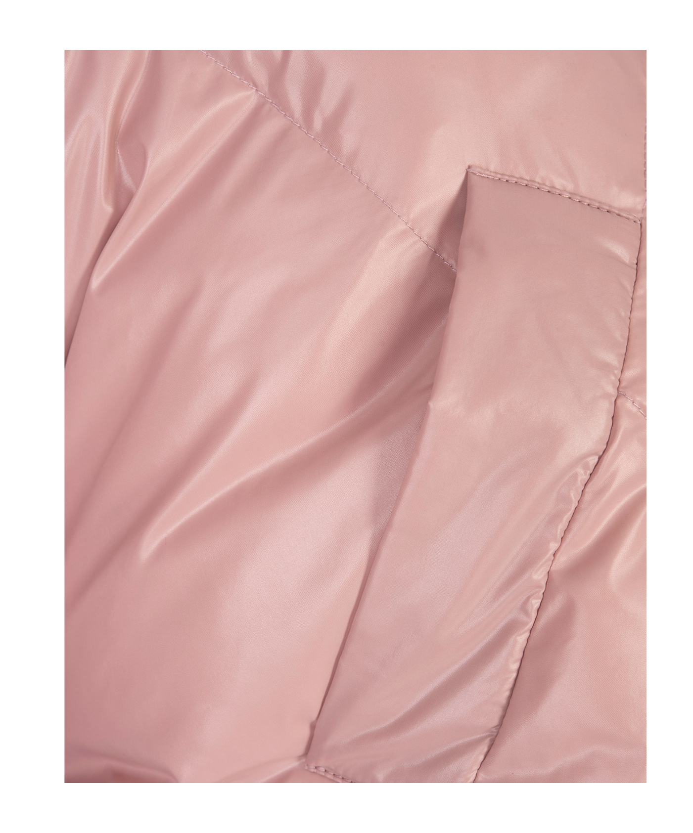 Khrisjoy Nylon Down Jacket With Hood And Drawstring In Nude