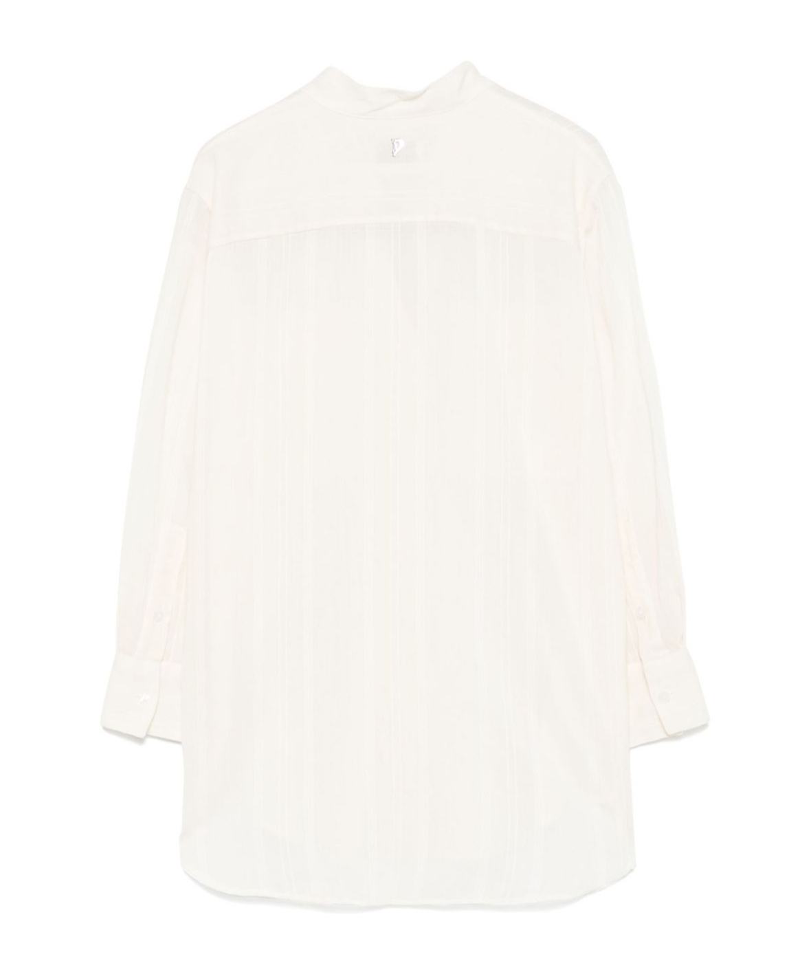Dondup Relaxed Fit White Button-down Shirt With Chest Pockets