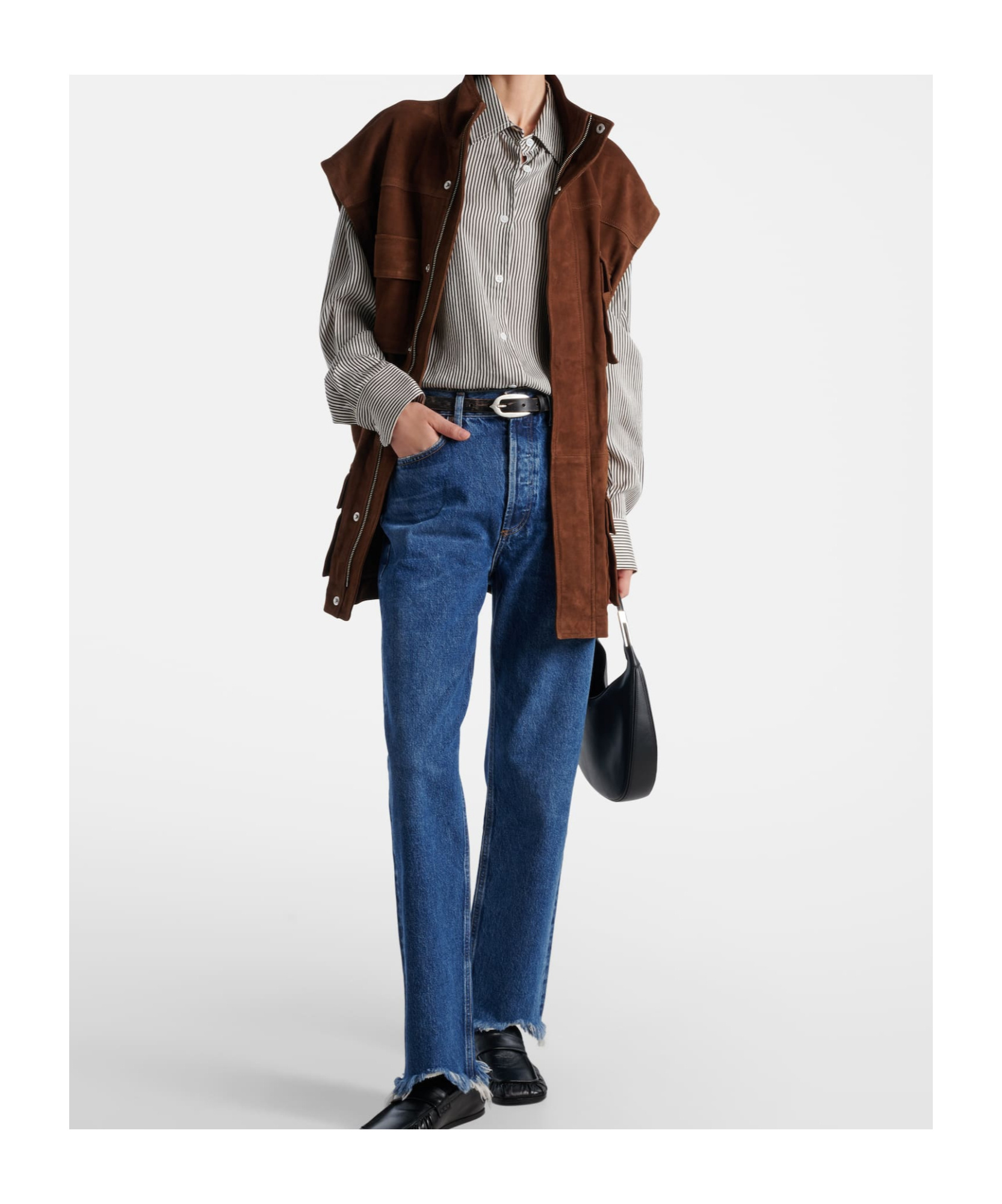 Agolde Mid-rise Straight-leg Denim Trousers In Blue