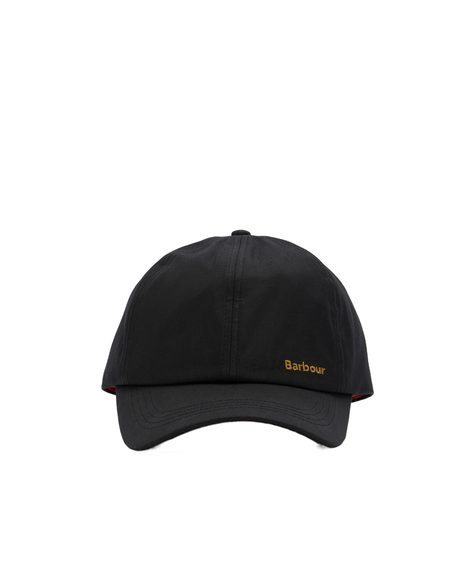 Barbour Cotton Baseball Cap In Black