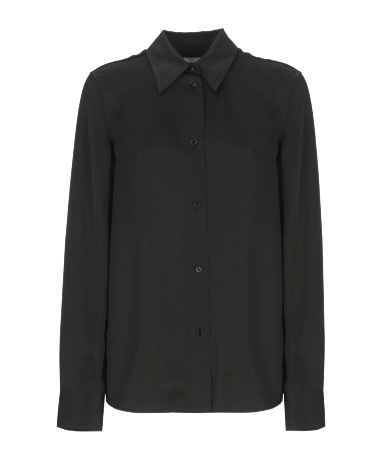 Jil Sander Long Sleeve Shirt In Black