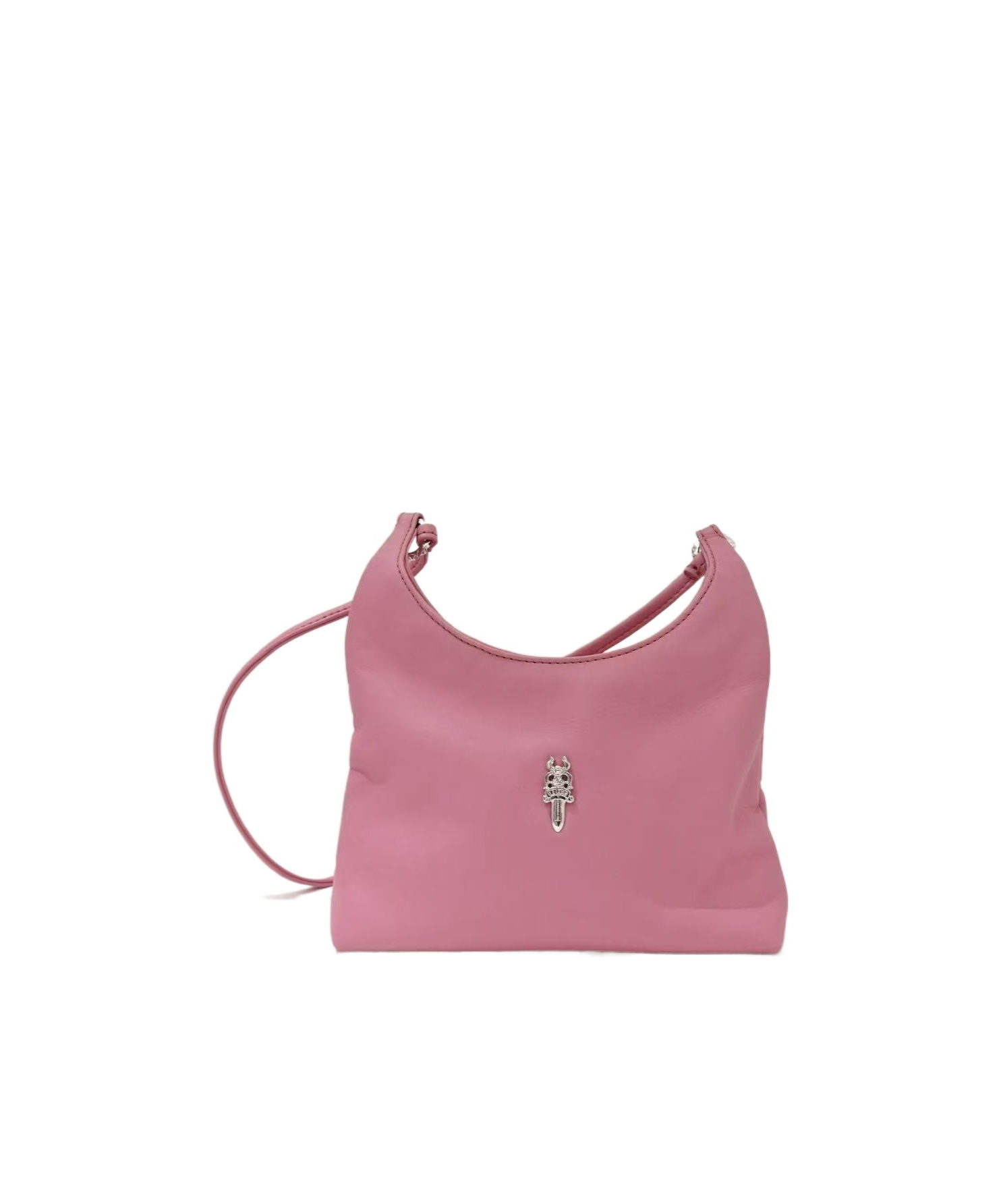 Chrome Hearts Logo Shoulder Bag In Pink