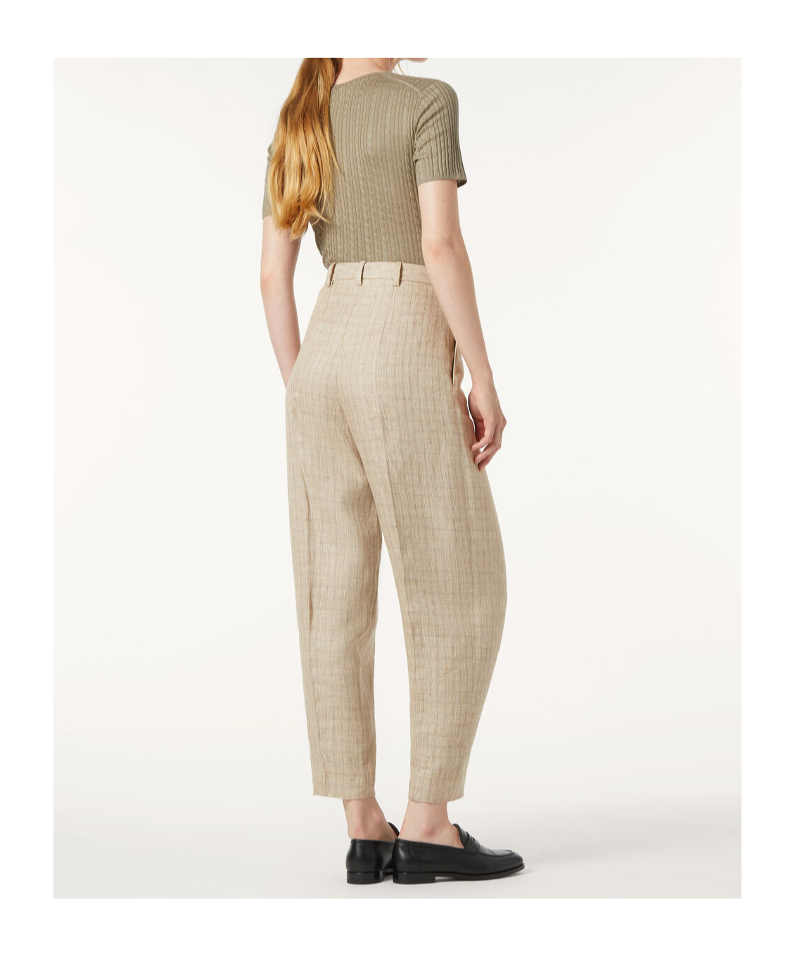 Loro Piana Rimella Cable-knit Crewneck Sweater In Artemisia Tarragon